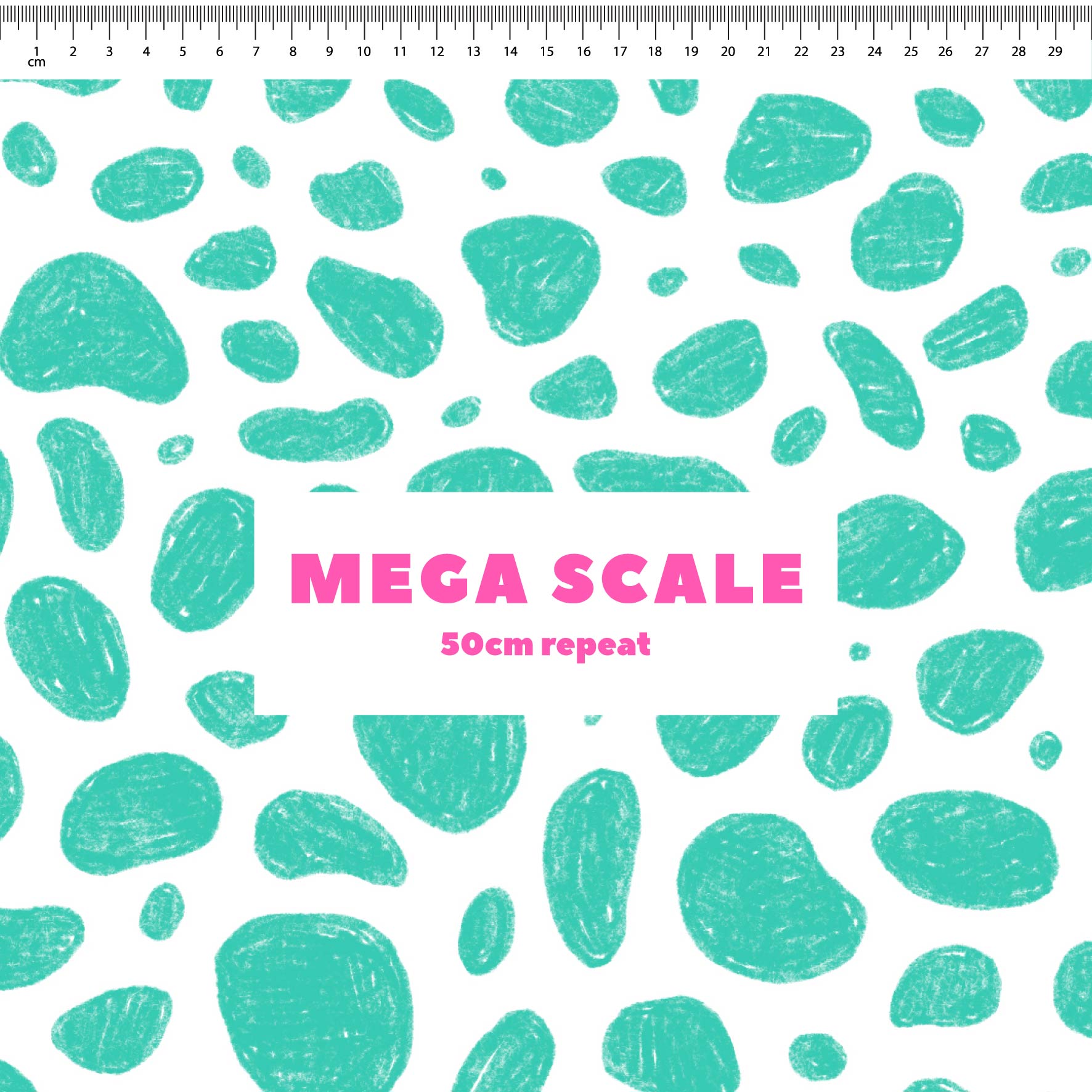 Preorder: Rock Pool (Teal on White)