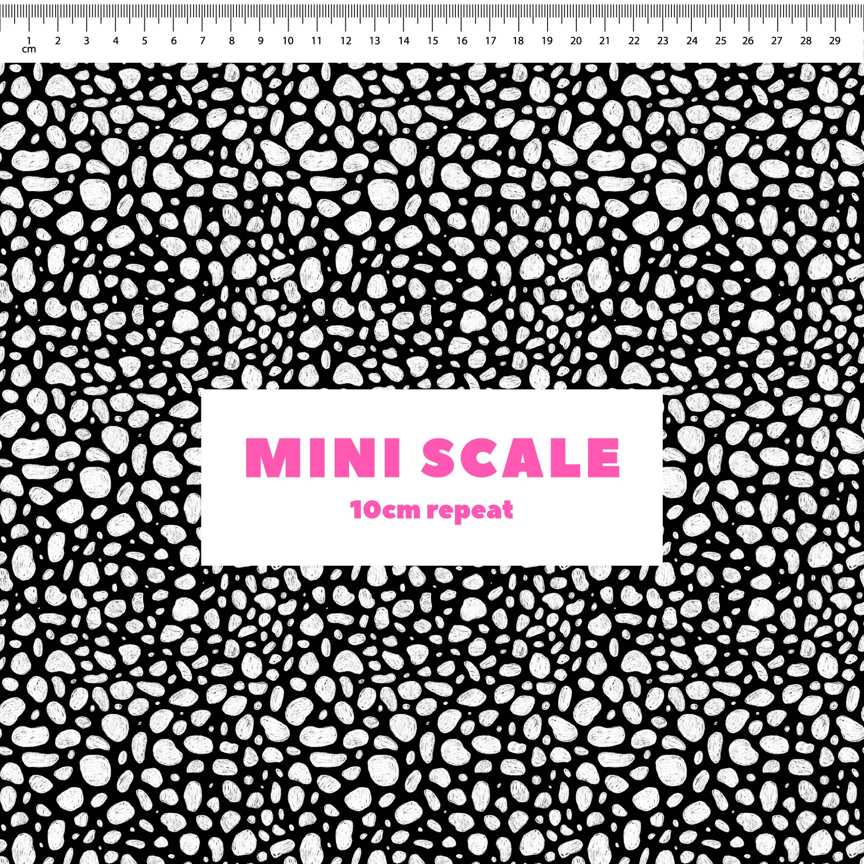 Preorder: Rock Pool (White on Black)