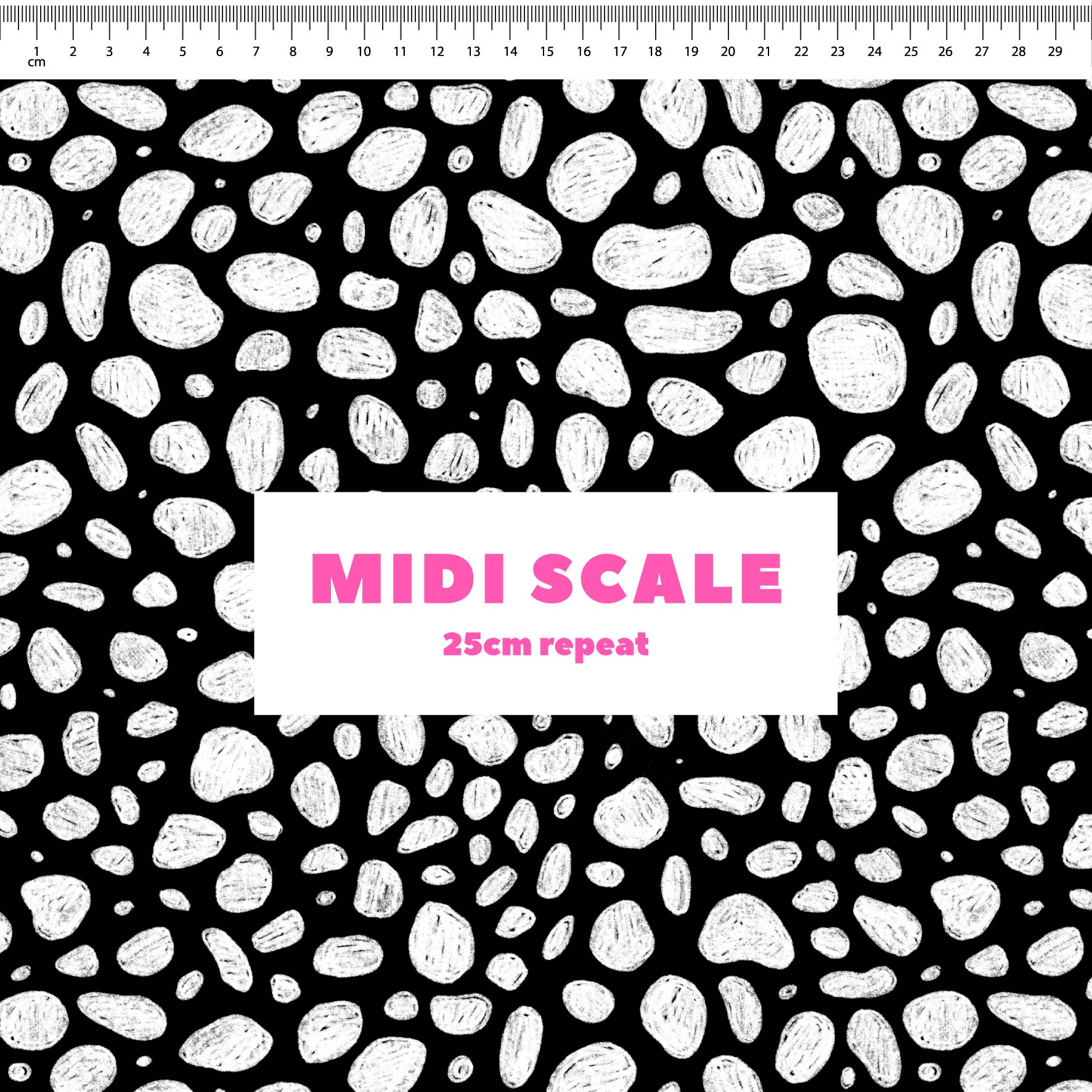 Preorder: Rock Pool (White on Black)