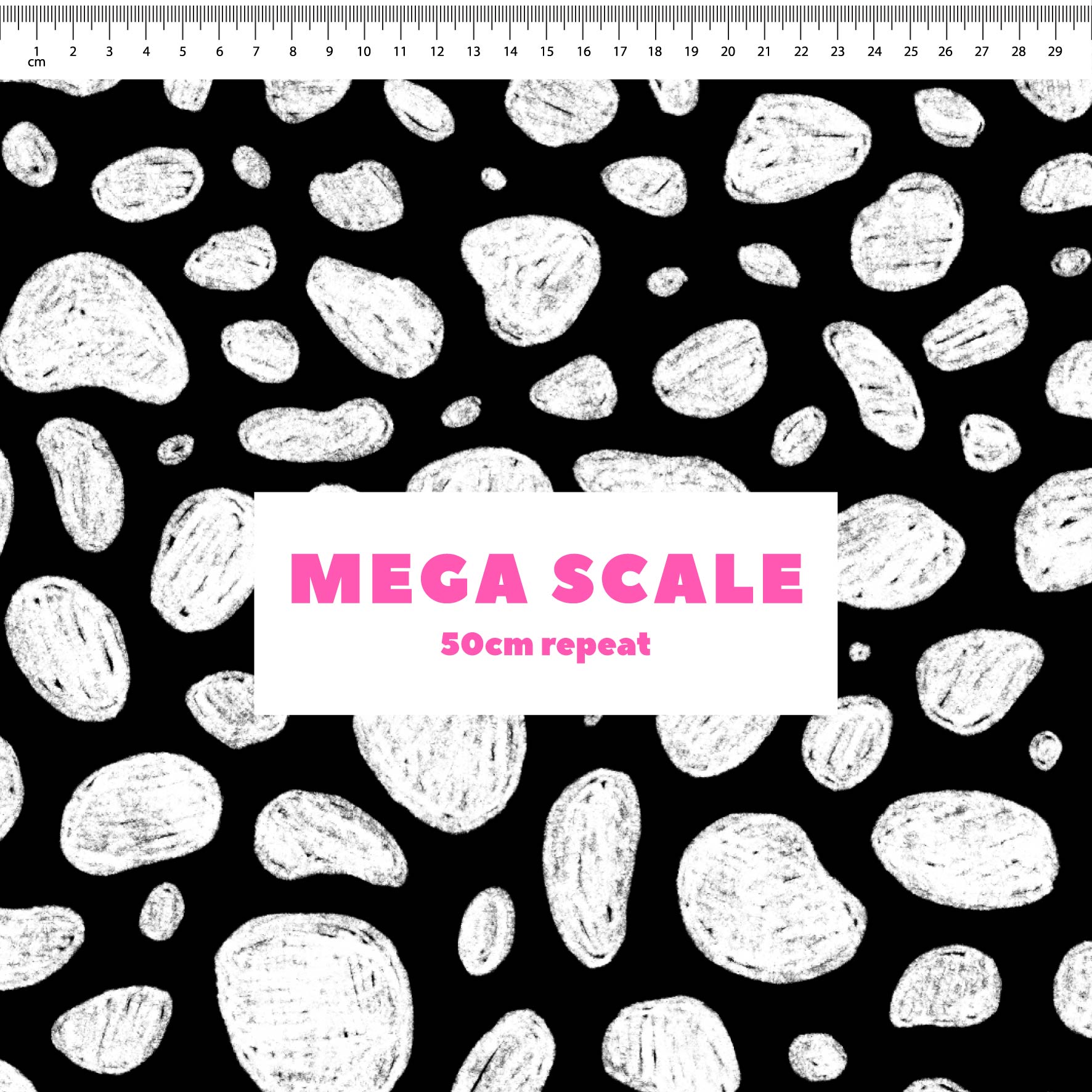 Preorder: Rock Pool (White on Black)