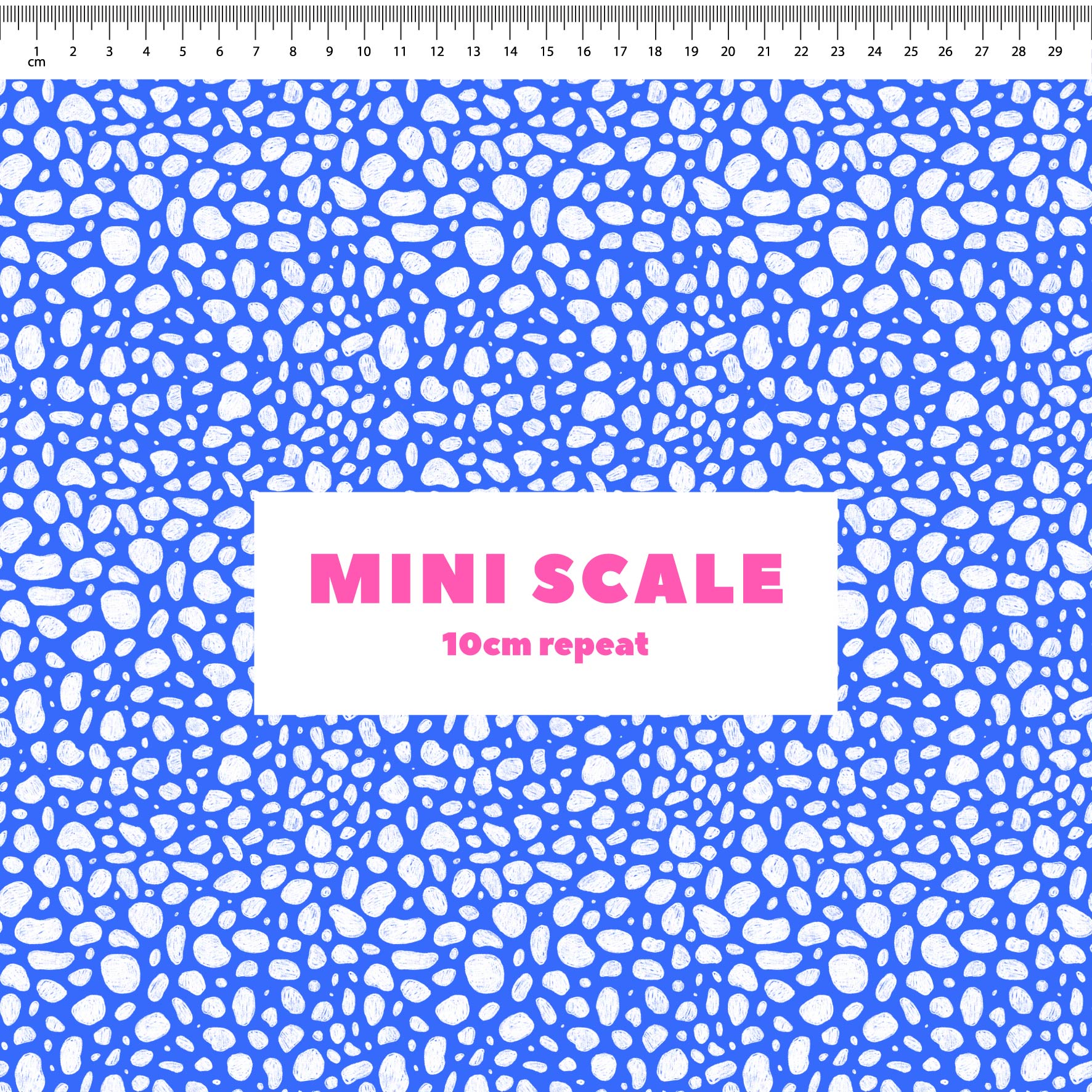 Preorder: Rock Pool (White on Blue)