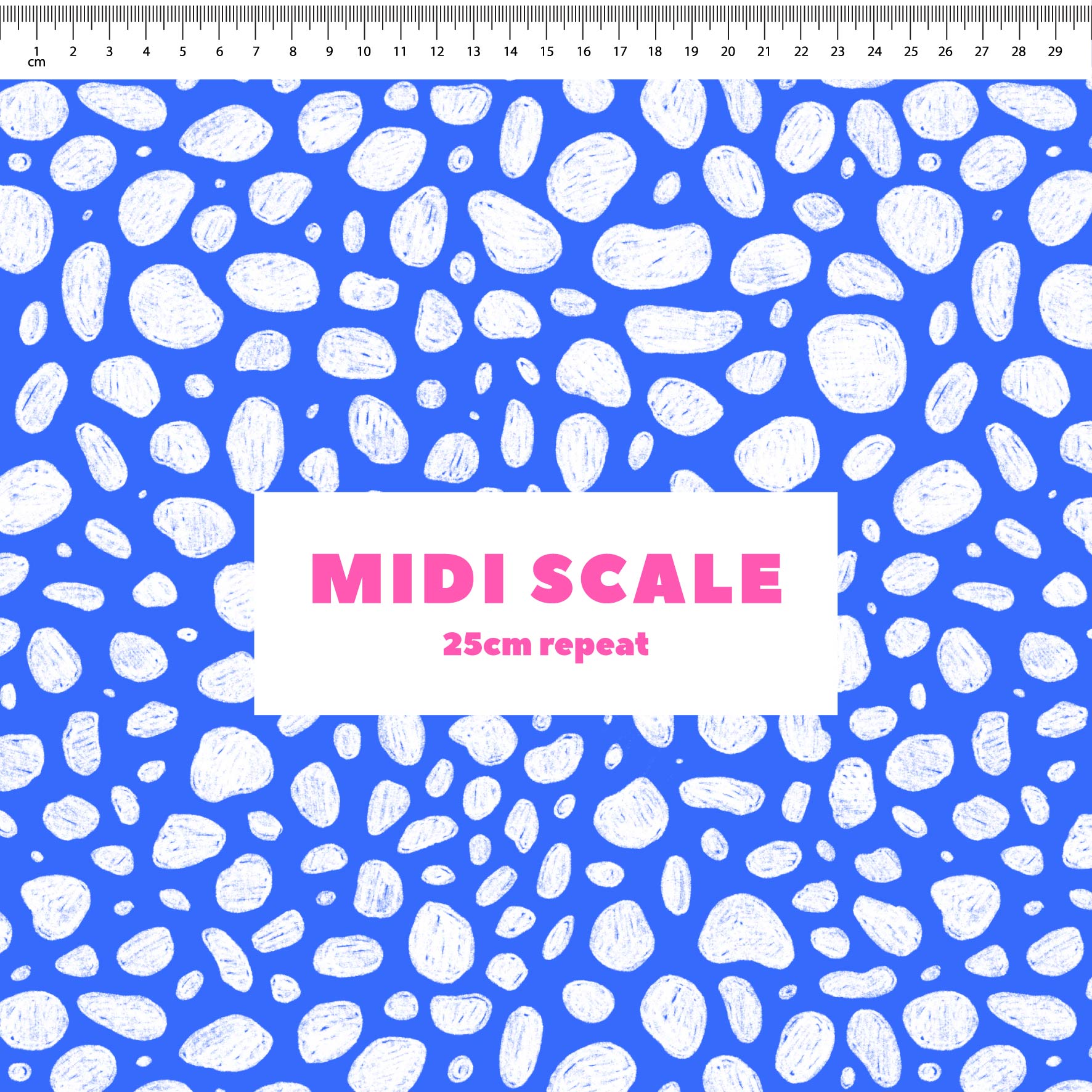 Preorder: Rock Pool (White on Blue)