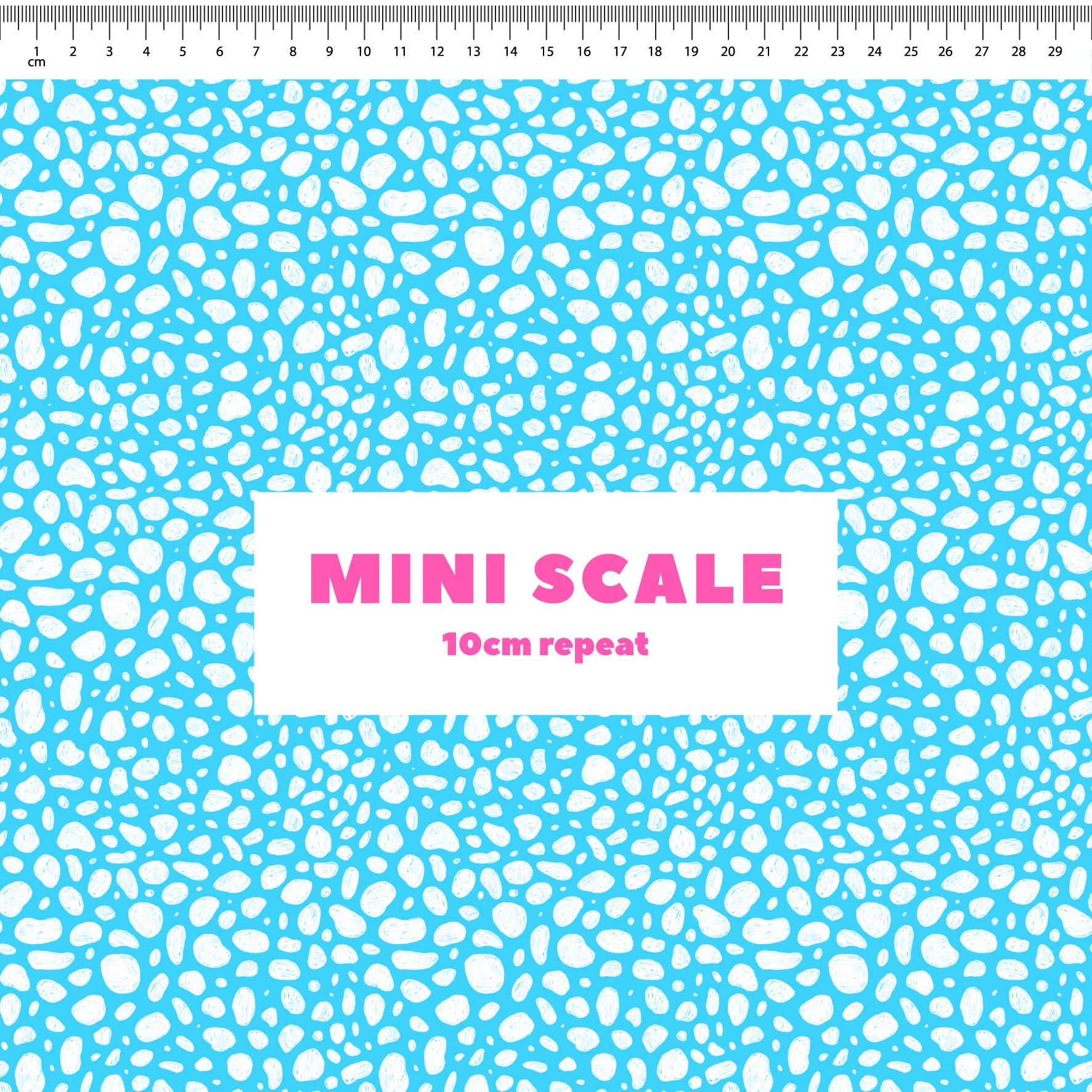 Preorder: Rock Pool (White on Light Blue)