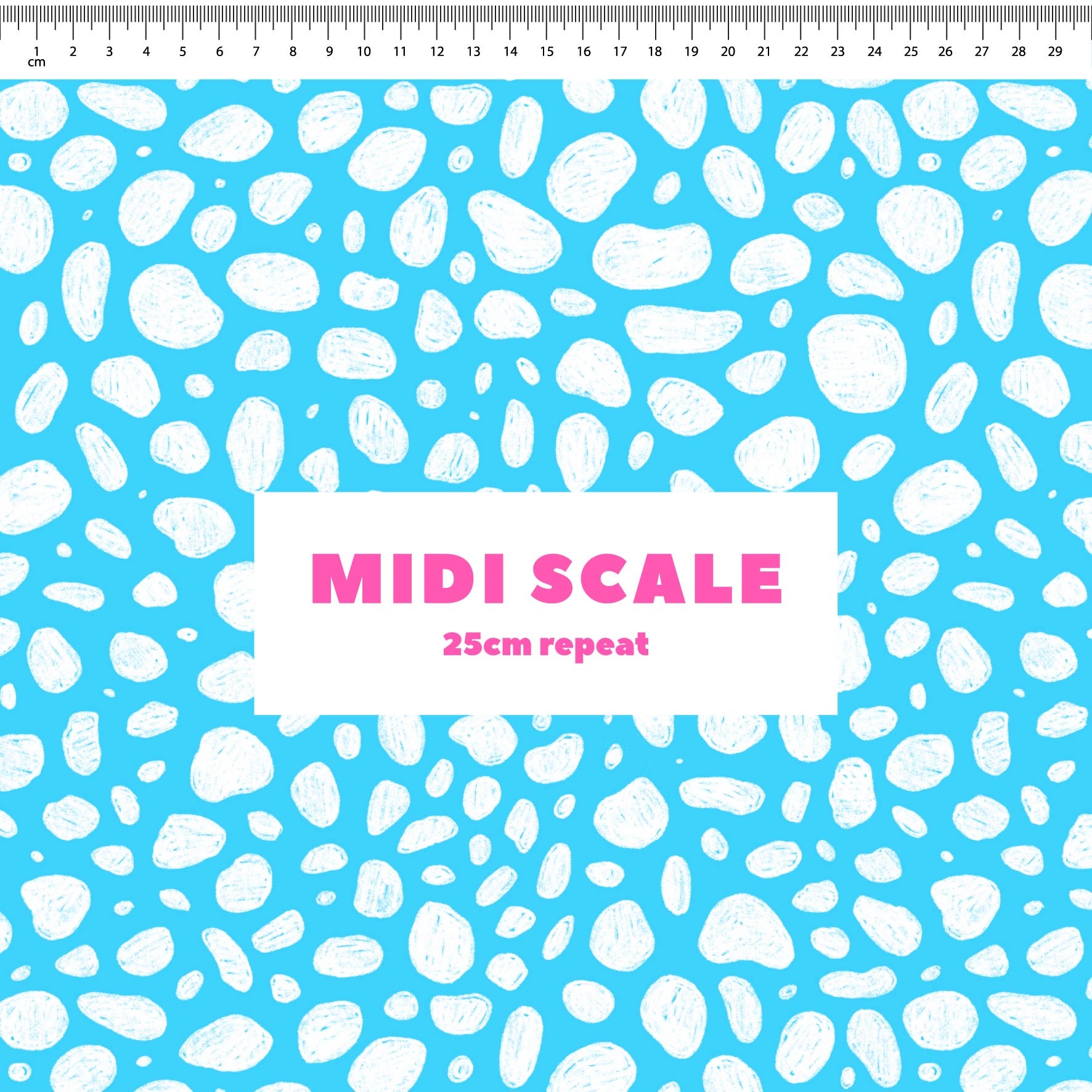 Preorder: Rock Pool (White on Light Blue)