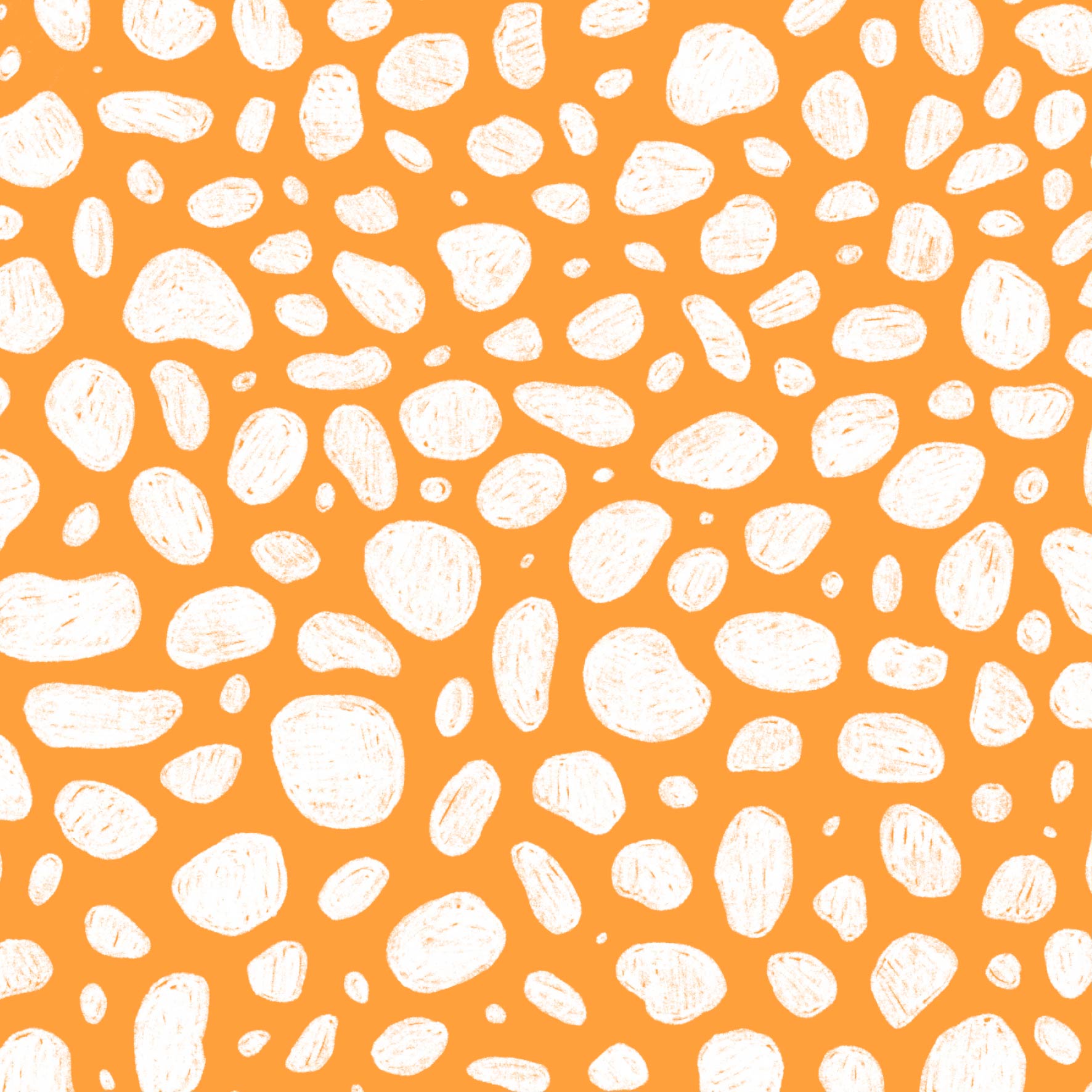 Preorder: Rock Pool (White on Orange)
