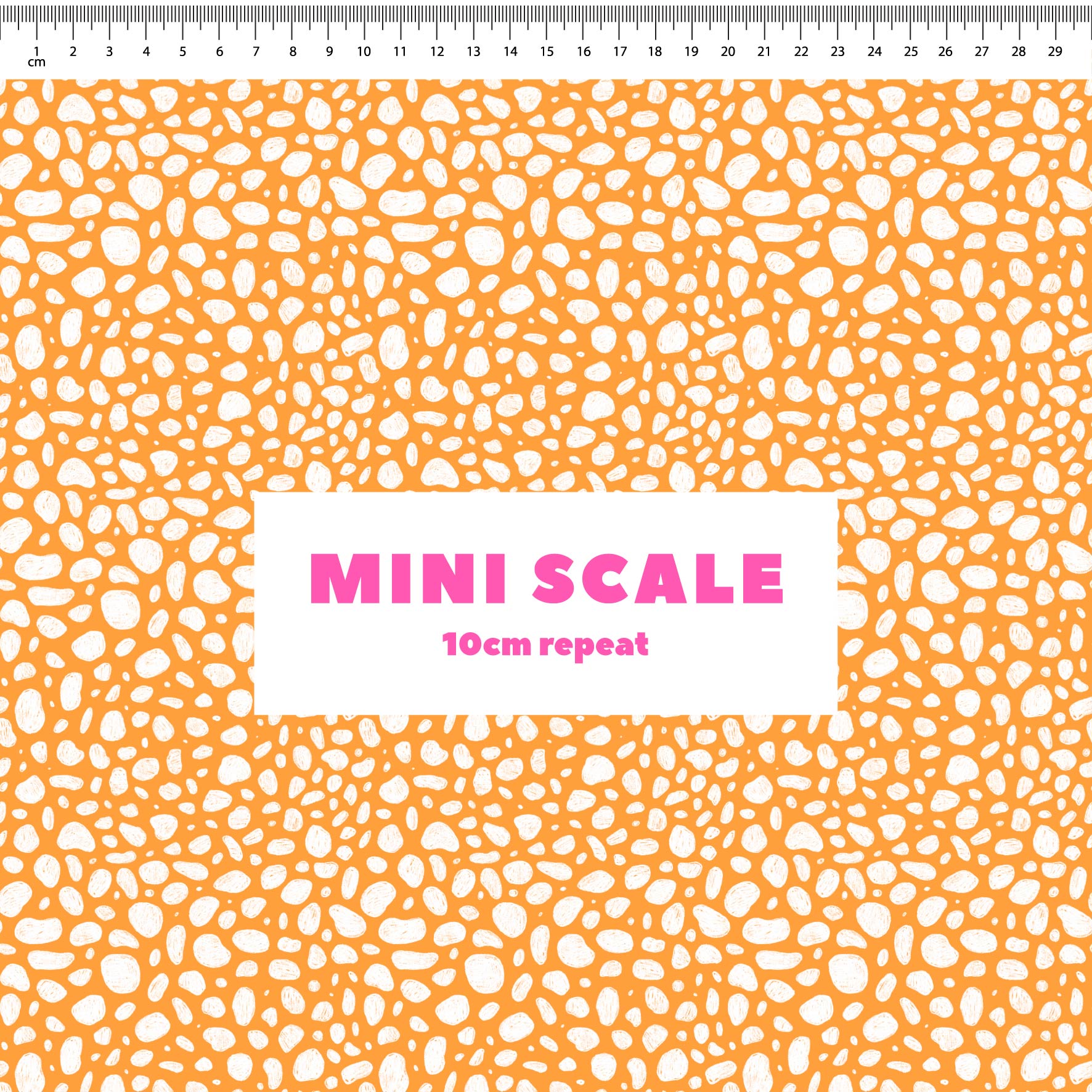 Preorder: Rock Pool (White on Orange)