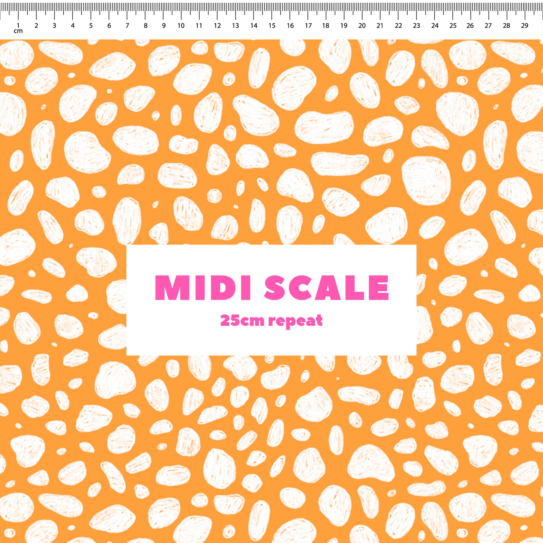 Preorder: Rock Pool (White on Orange)