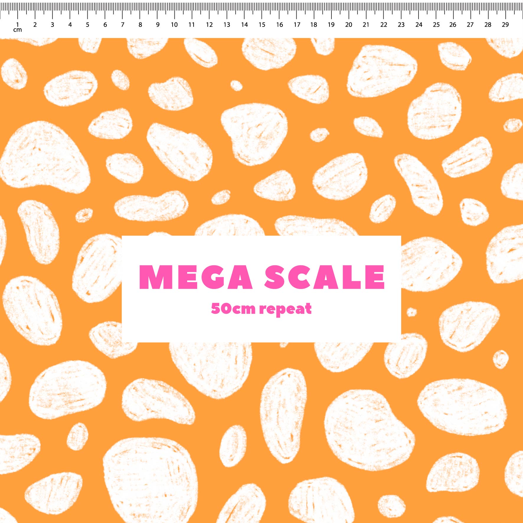 Preorder: Rock Pool (White on Orange)