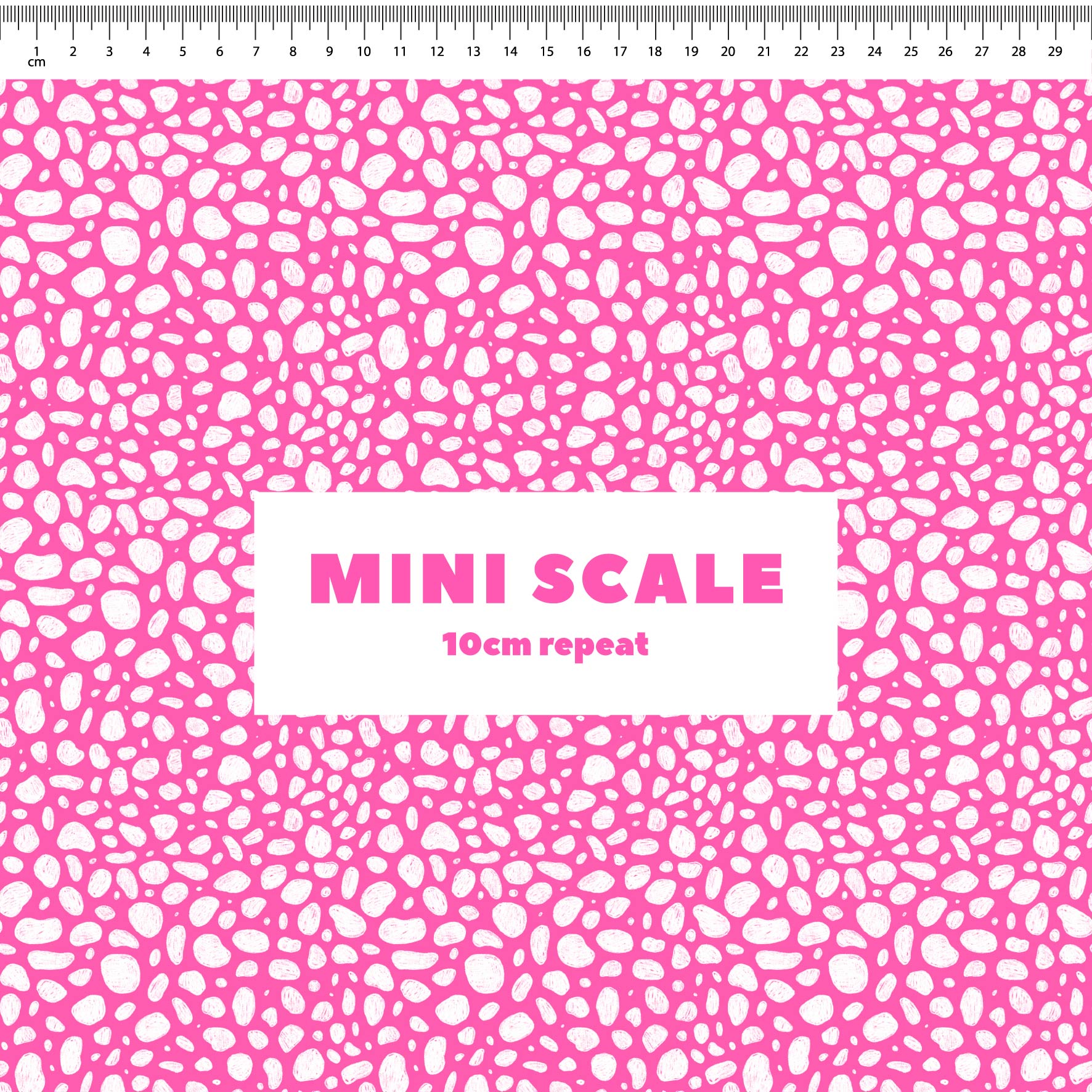 Preorder: Rock Pool (White on Pink)