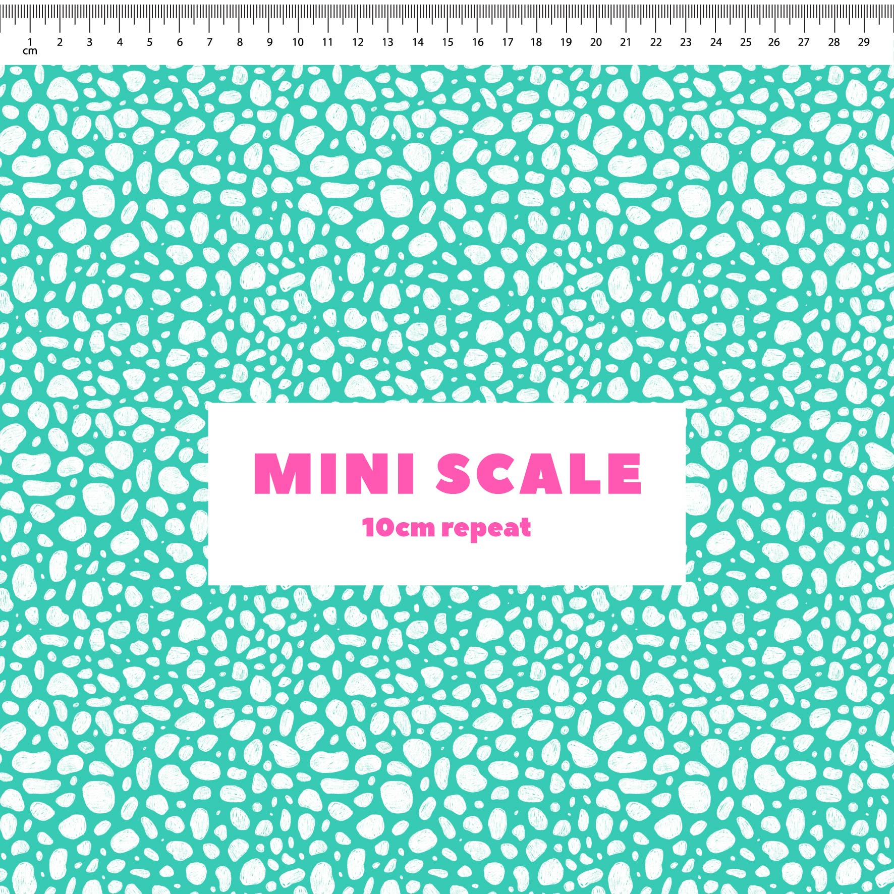 Preorder: Rock Pool (White on Teal)