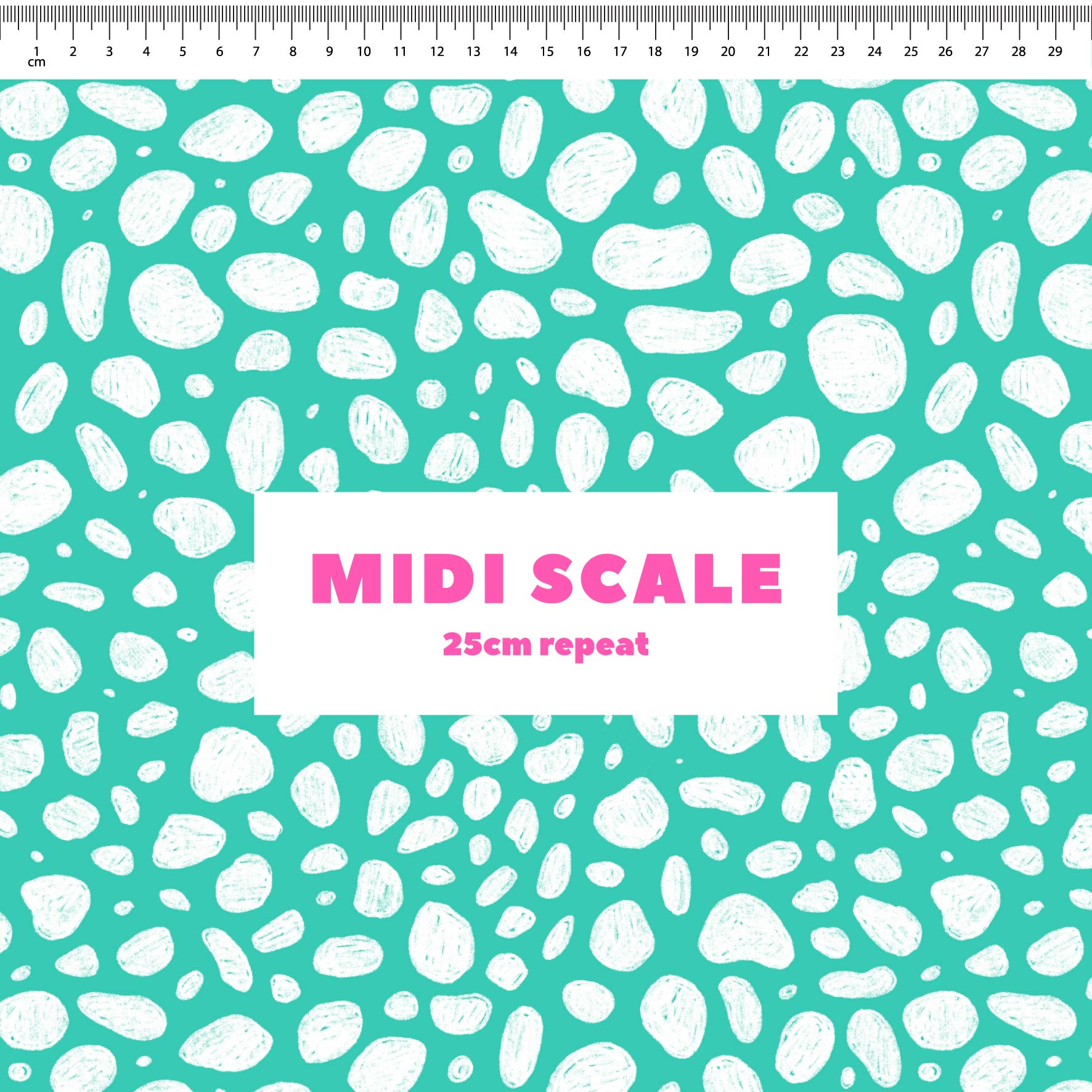 Preorder: Rock Pool (White on Teal)