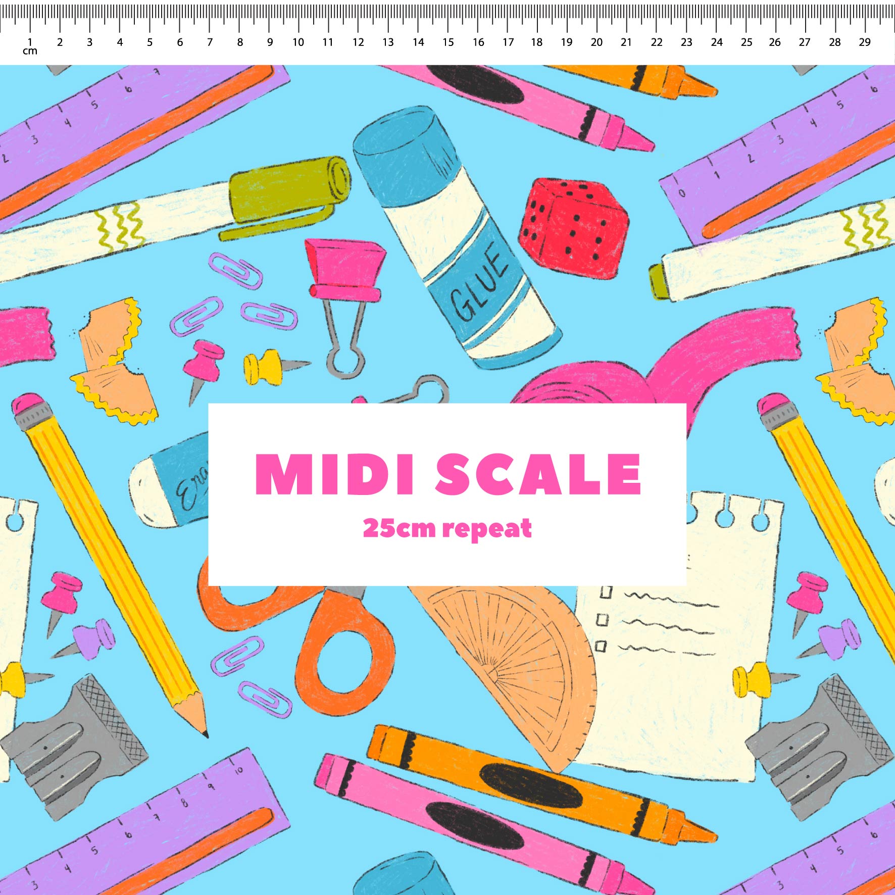 Preorder: School Supplies (Blue)