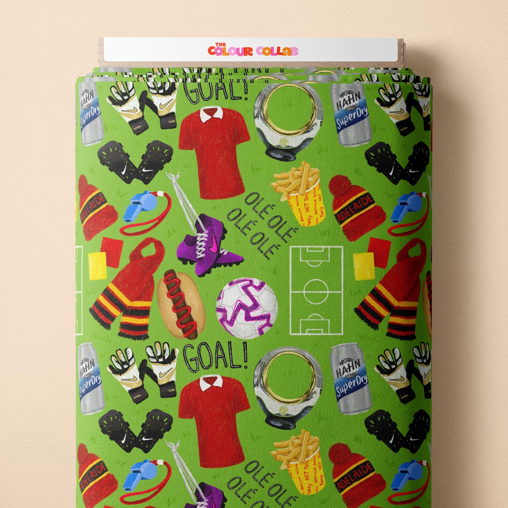 Preorder Fabric: A-League (Adelaide United)