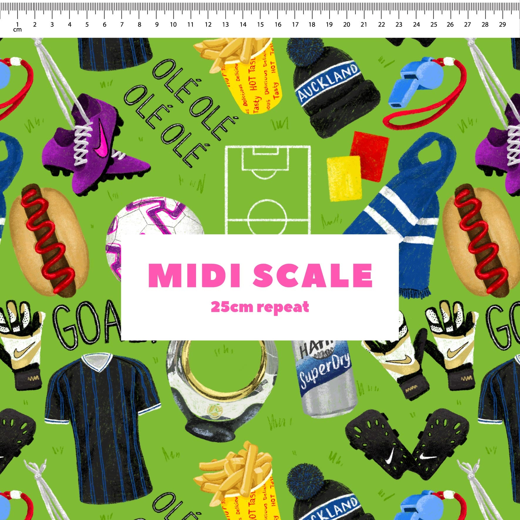 Preorder Fabric: A-League (Auckland)