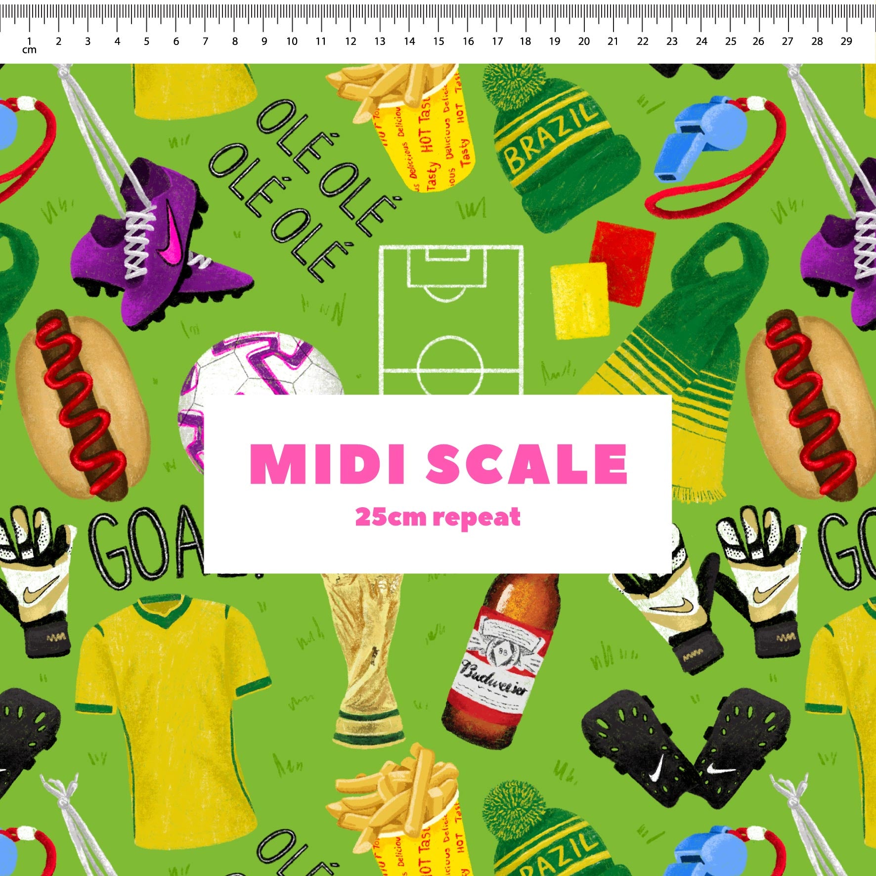 Preorder Fabric: FIFA (Brazil)