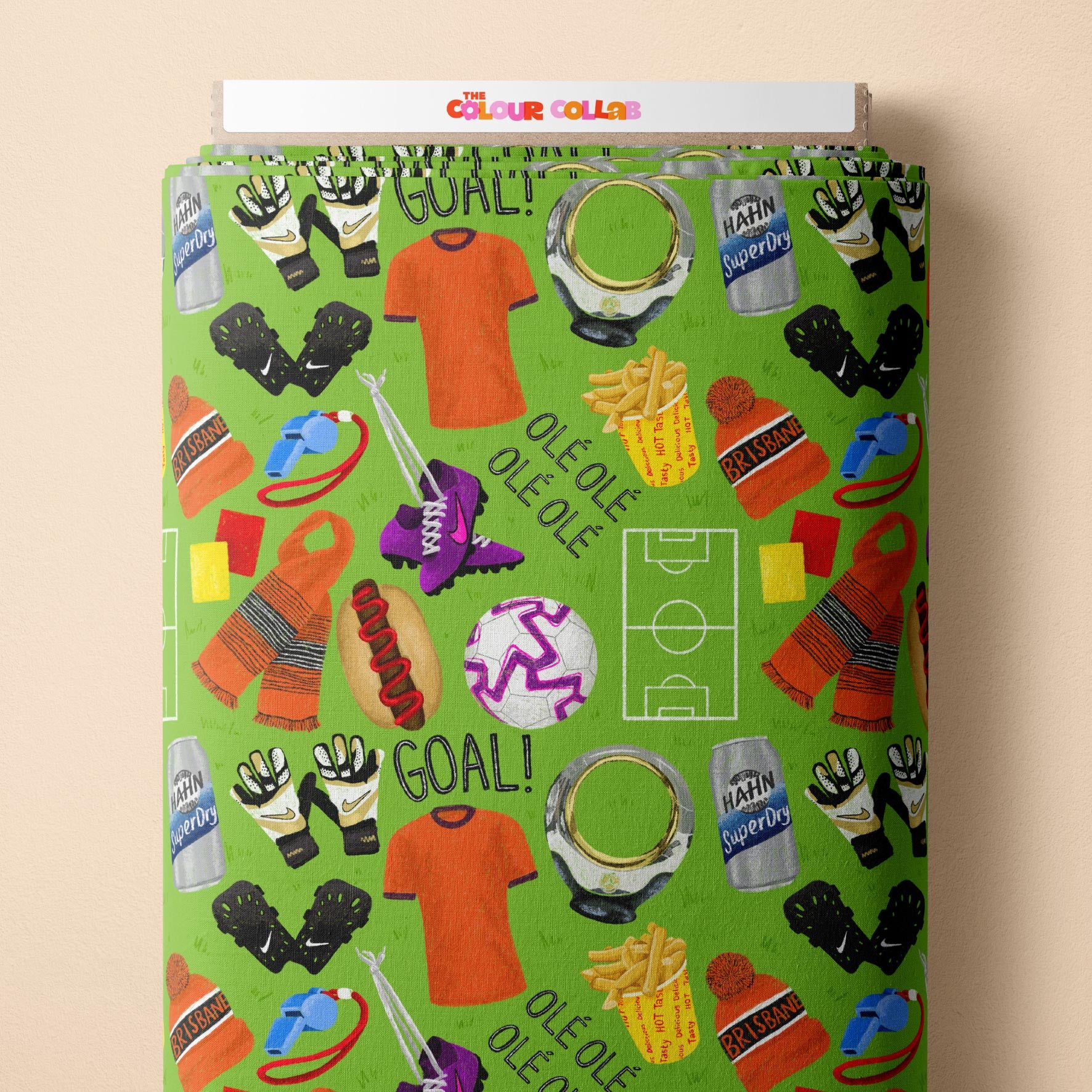 Preorder Fabric: A-League (Brisbane Roar)