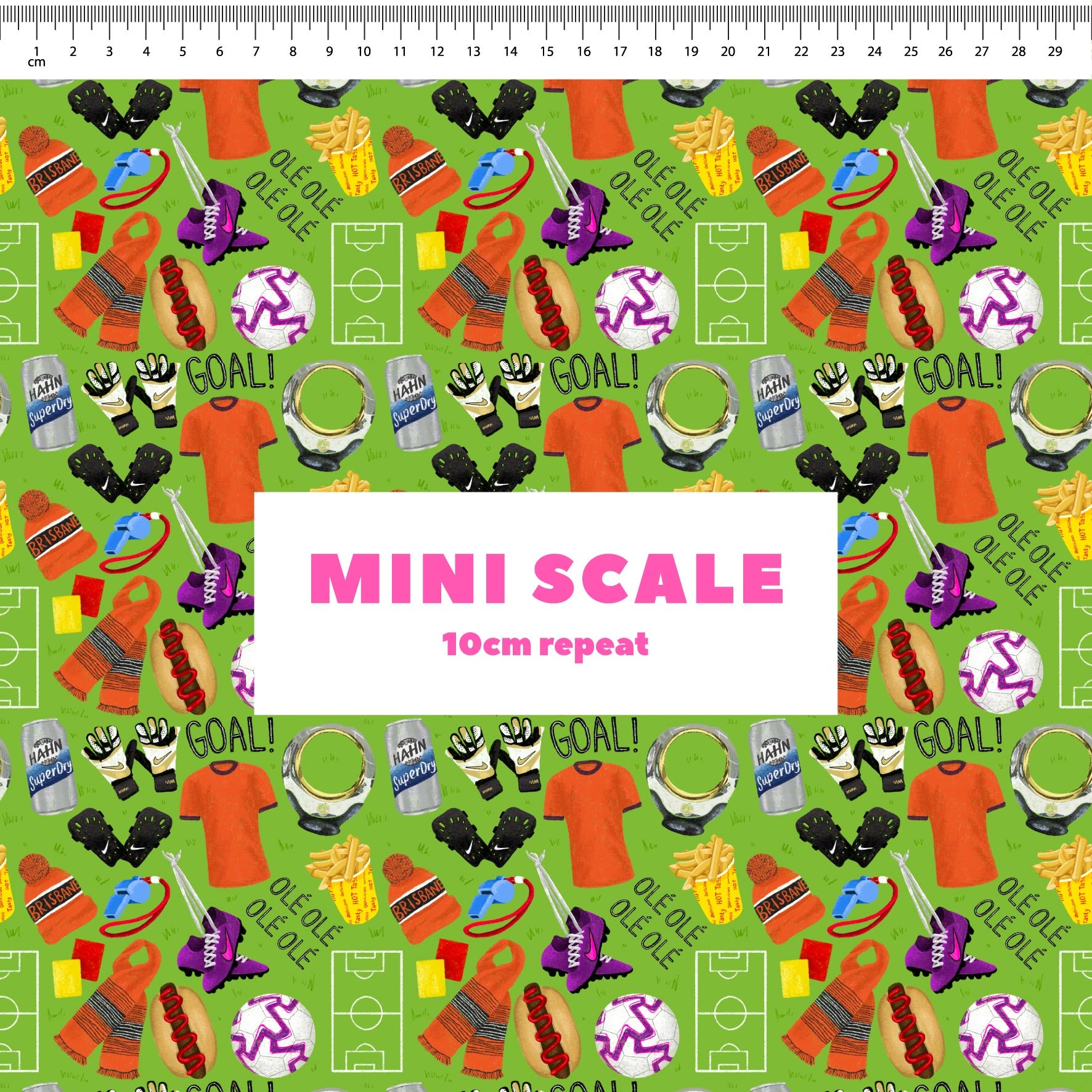 Preorder Fabric: A-League (Brisbane Roar)