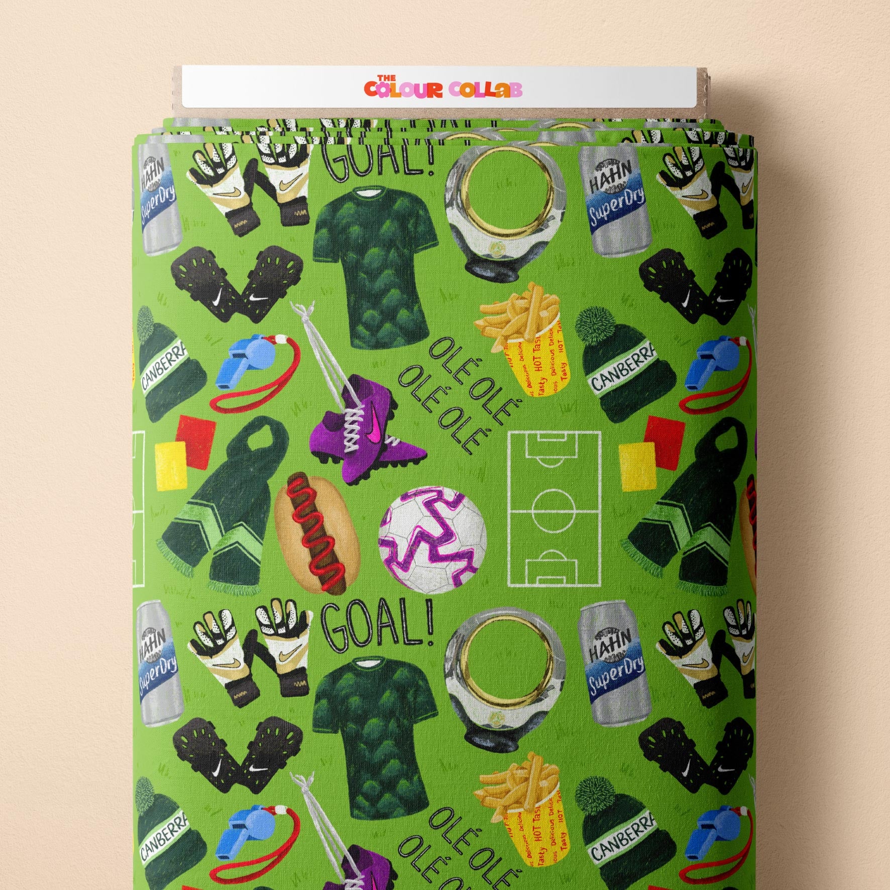 Preorder Fabric: A-League (Canberra United)