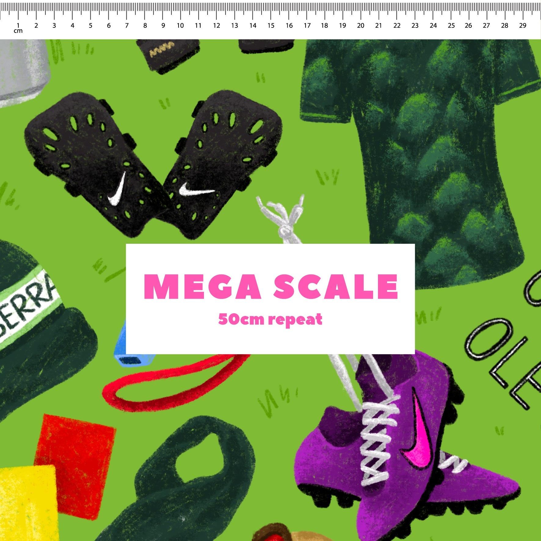 Preorder Fabric: A-League (Canberra United)