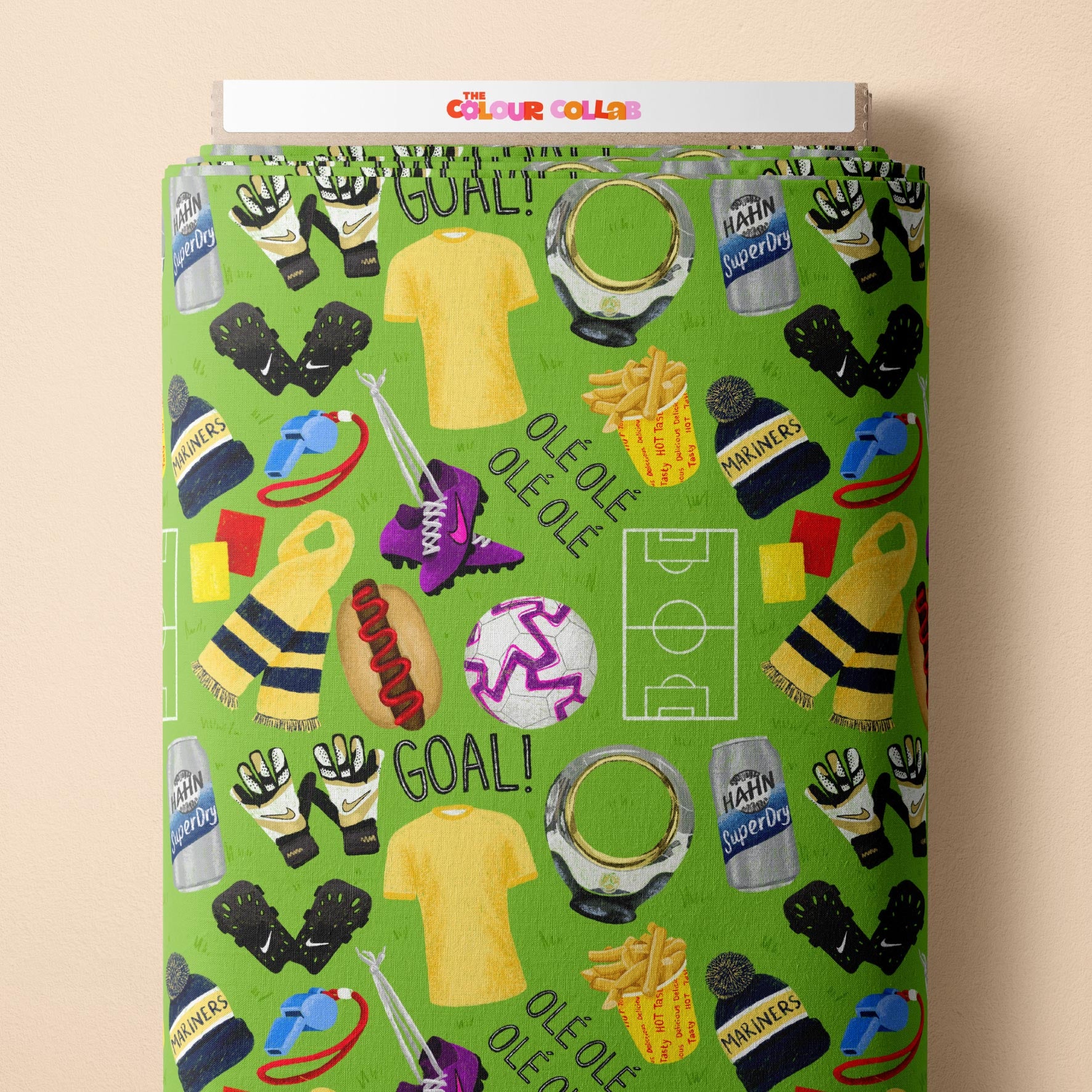 Preorder Fabric: A-League (Central Coast Mariners)