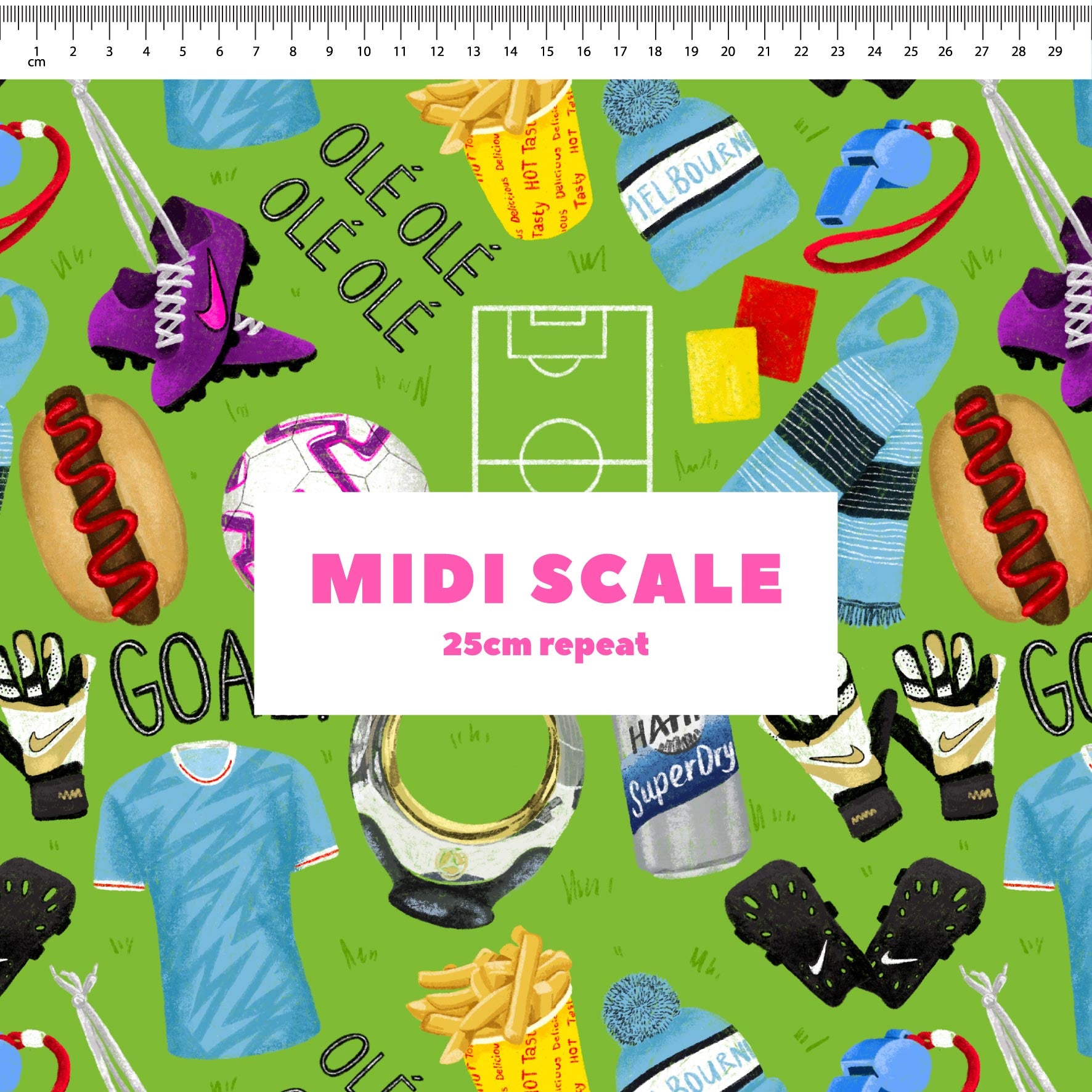 Preorder Fabric: A League (Melbourne City)