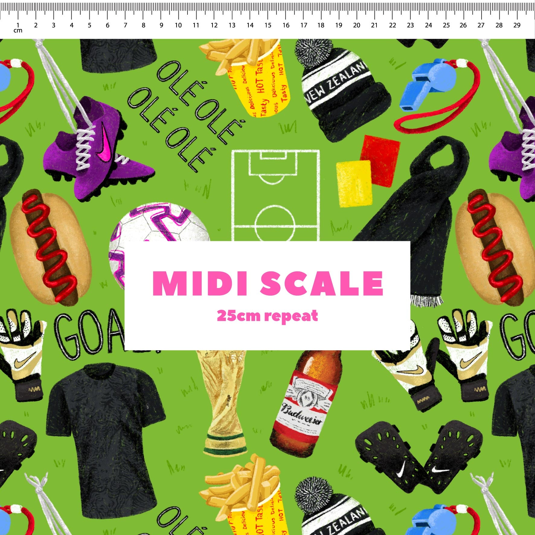 Preorder Fabric: FIFA (New Zealand)