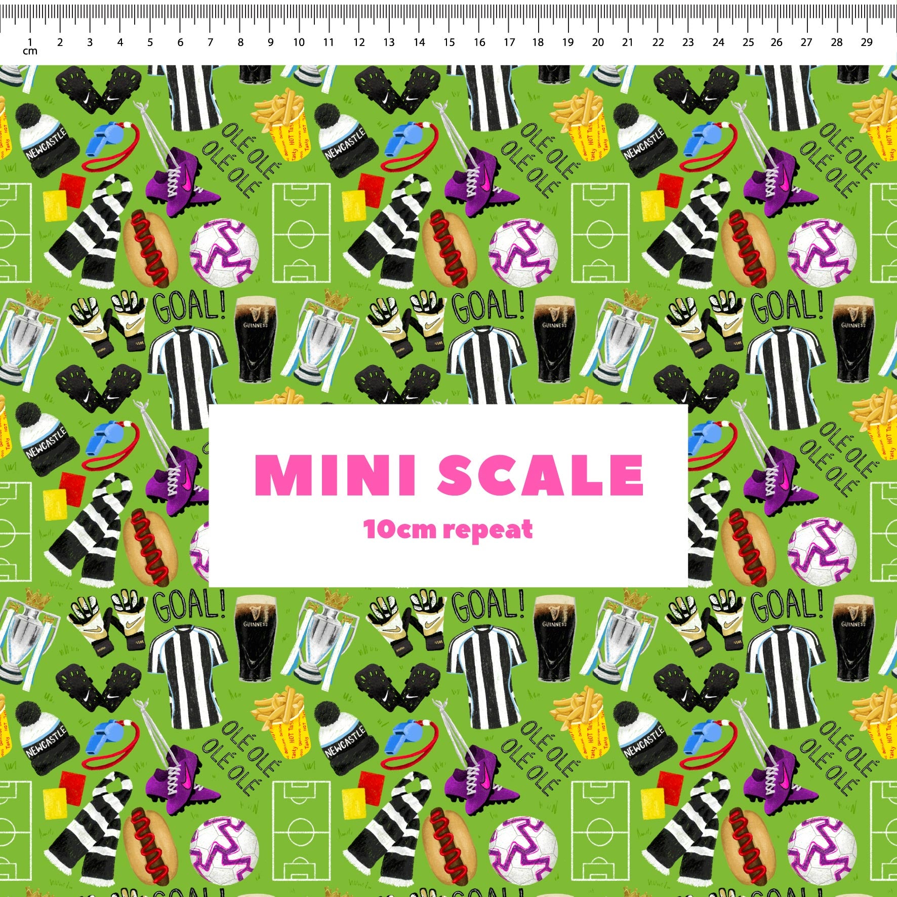 Preorder Fabric: Premier League (Newcastle City)
