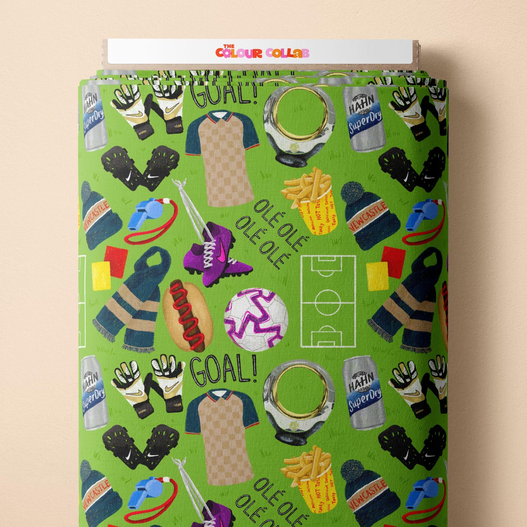 Preorder Fabric: A League (Newcastle Jets)