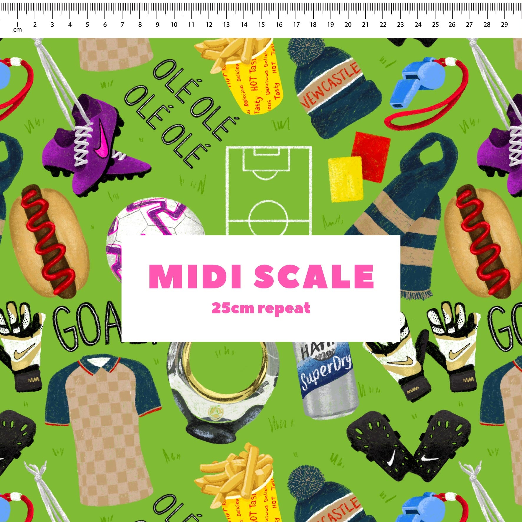 Preorder Fabric: A League (Newcastle Jets)