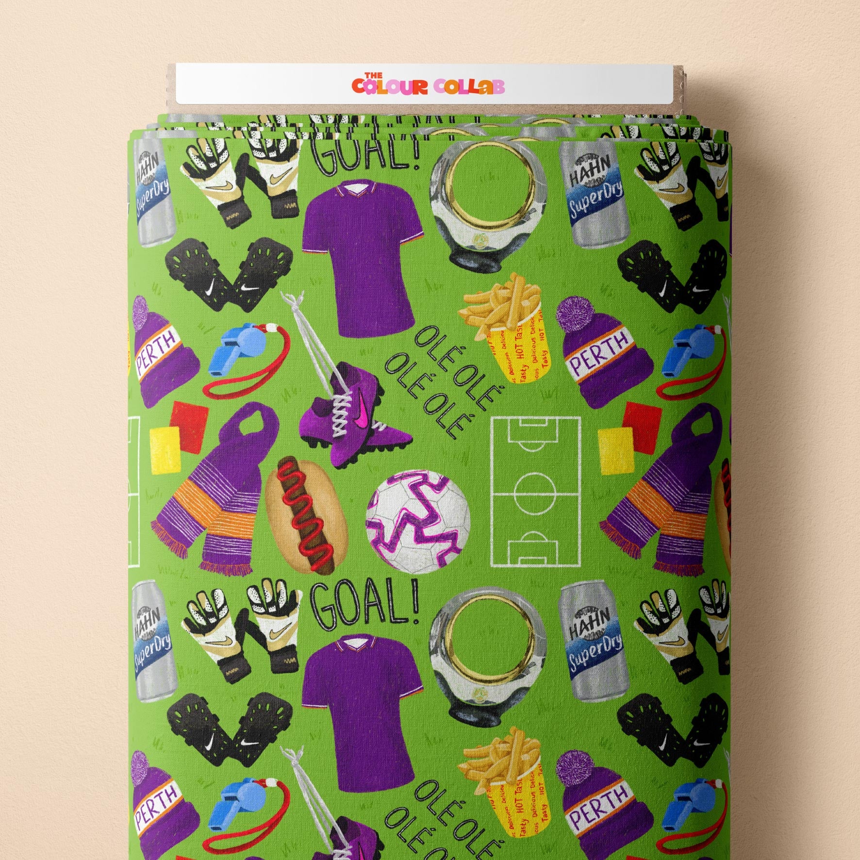 Preorder Fabric: A League (Perth Glory)