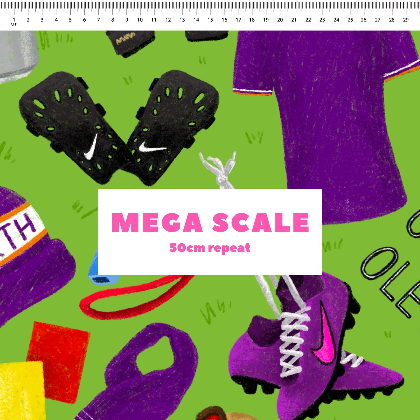 Preorder Fabric: A League (Perth Glory)