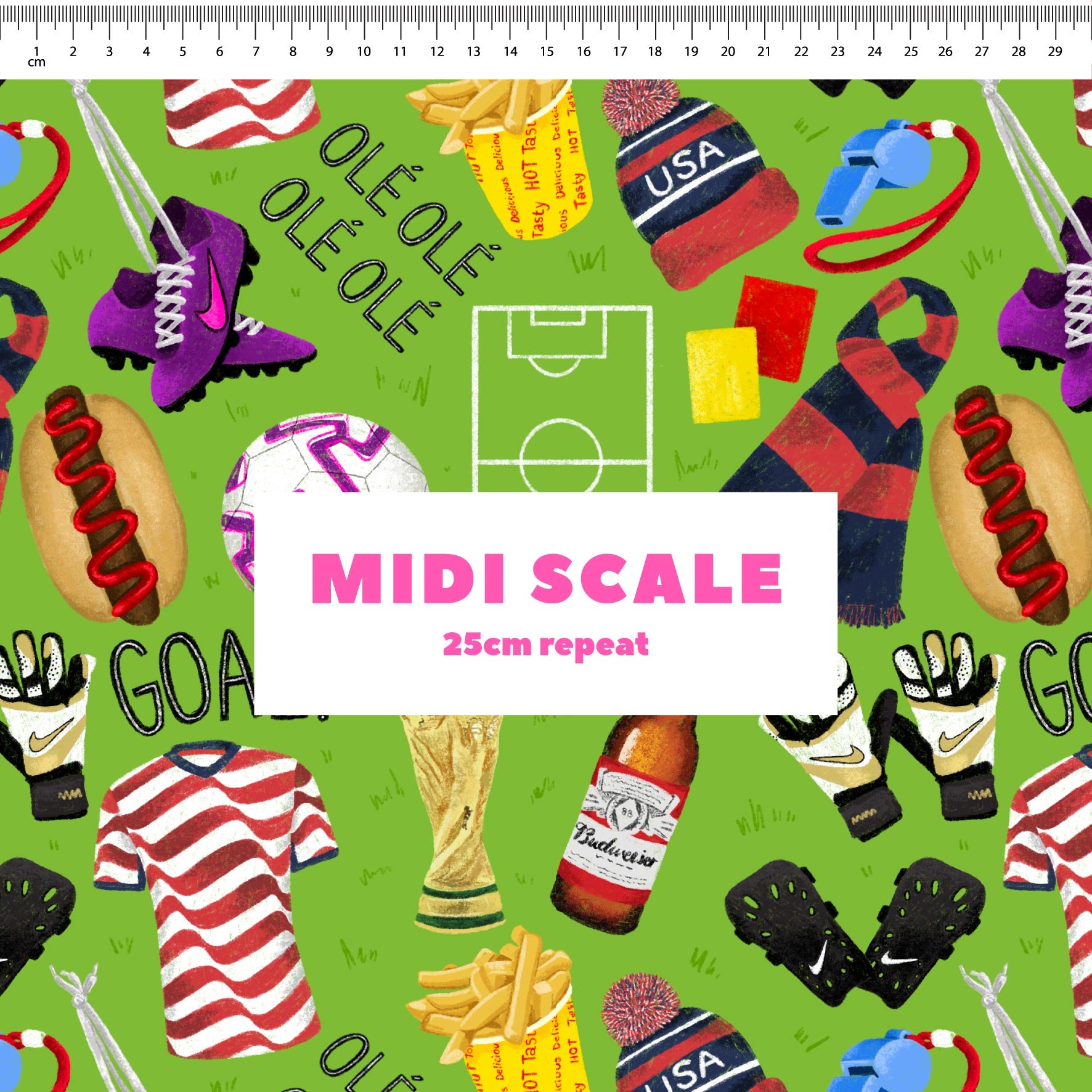 Preorder Fabric: FIFA (USA)