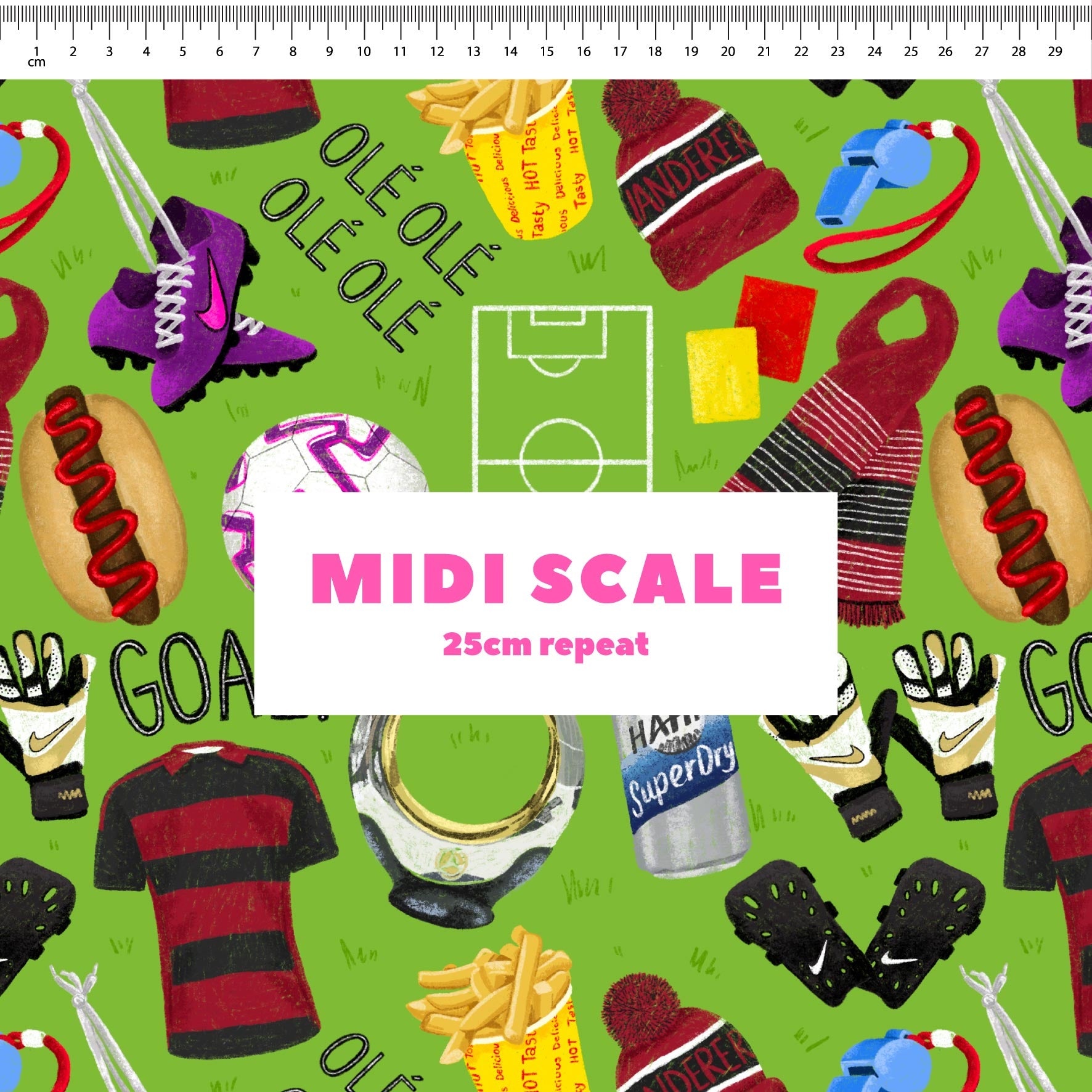 Preorder Fabric: A League (Western Sydney Wanderers)