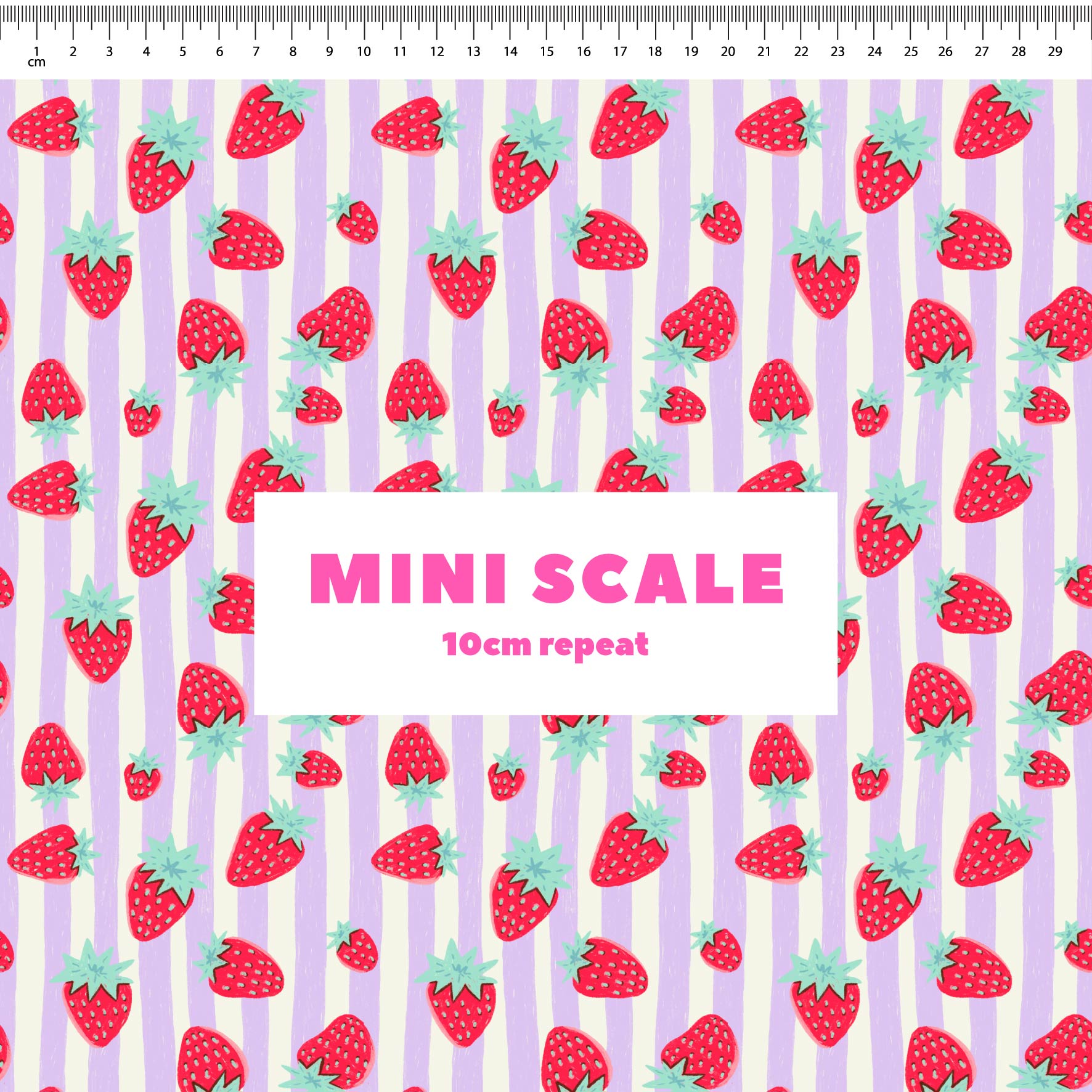 Preorder: Strawberry Stripes (Purple)