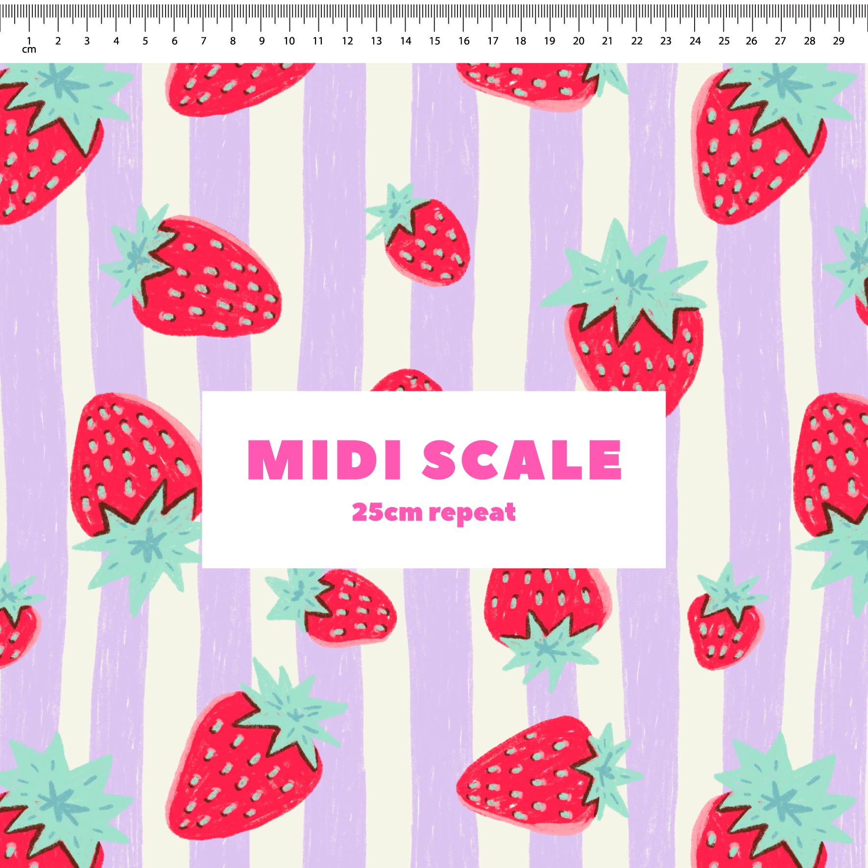 Preorder: Strawberry Stripes (Purple)