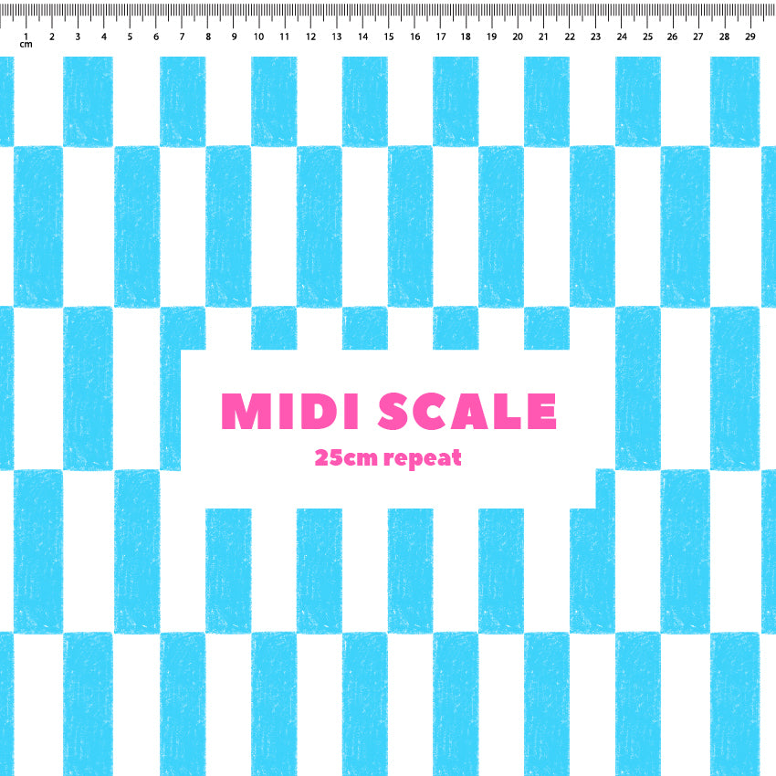 Preorder: Stretched Checkers (Light Blue)