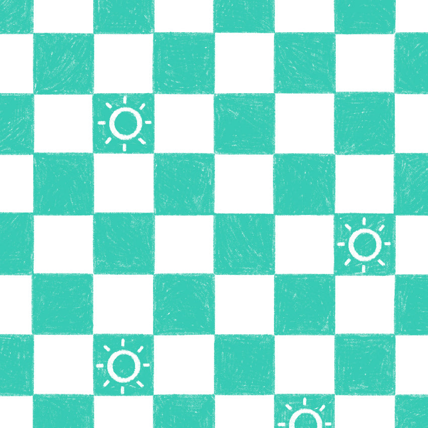Preorder: Suns Checkers (Teal)