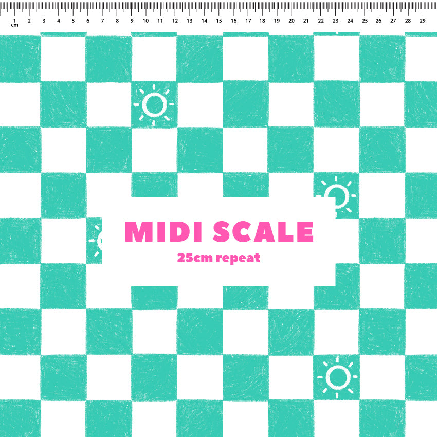 Preorder: Suns Checkers (Teal)