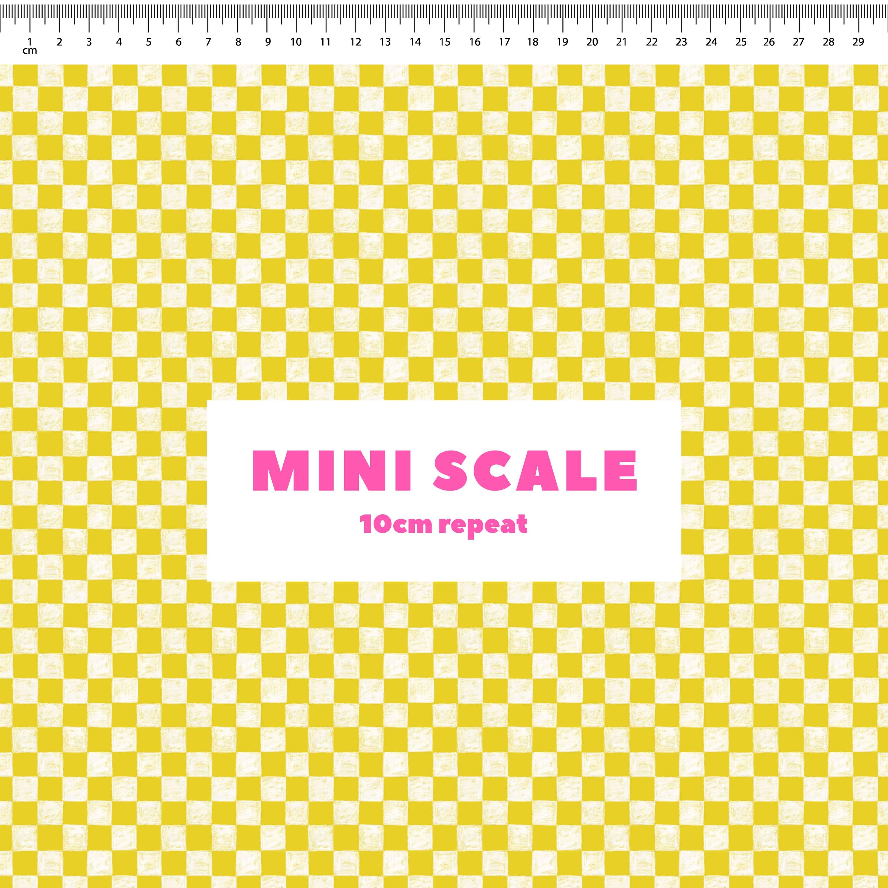 Sunshine Checkers Preorder Fabric by Milly + Mae