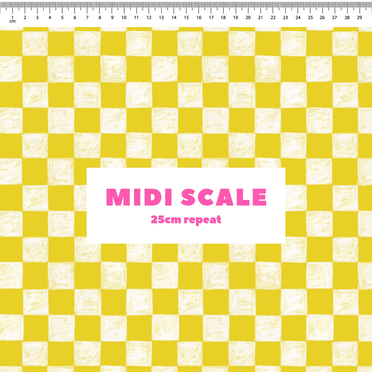 Sunshine Checkers Preorder Fabric by Milly + Mae