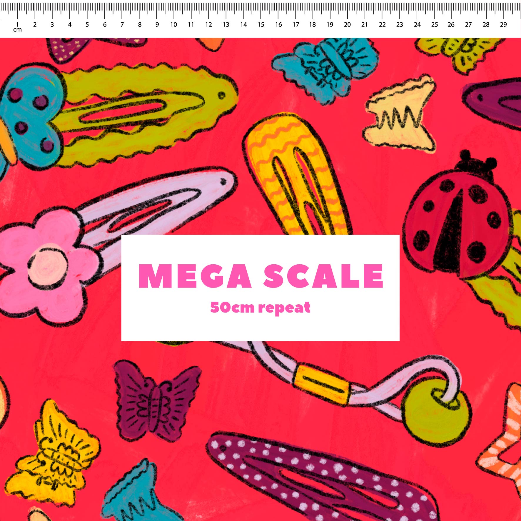 Preorder Fabric: Sweet Pea (Watermelon) | Carly B x TCC