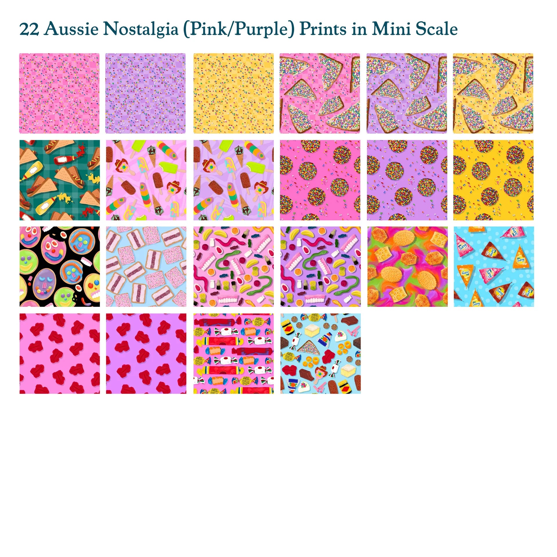 Aussie Nostalgia (Pink/Purple) Scrap Pack