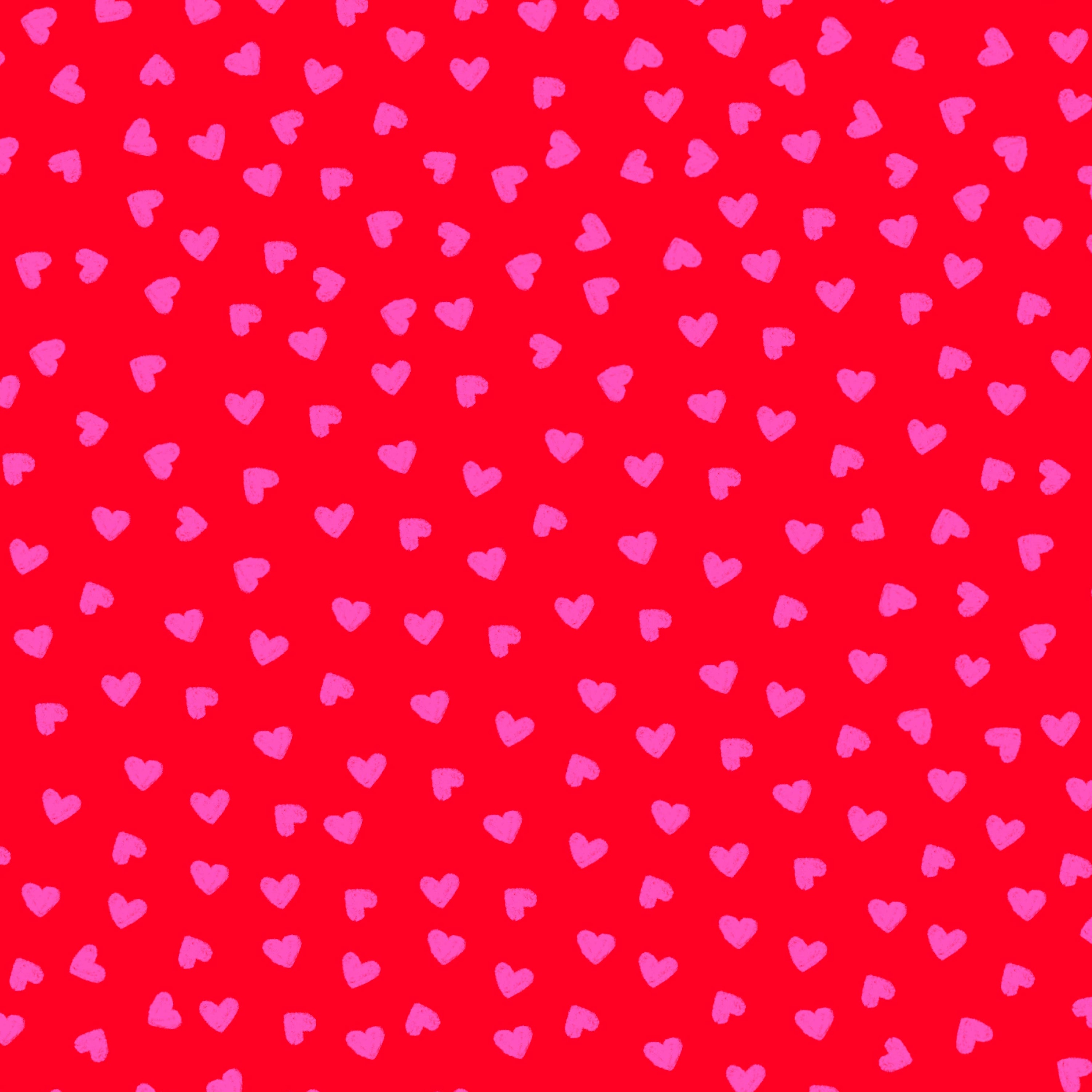Preorder: Tiny Hearts (Pink on Red)