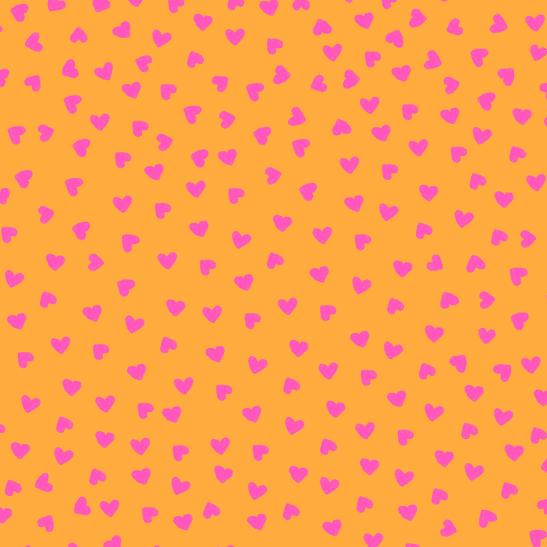 Preorder: Tiny Hearts (Pink on Orange)