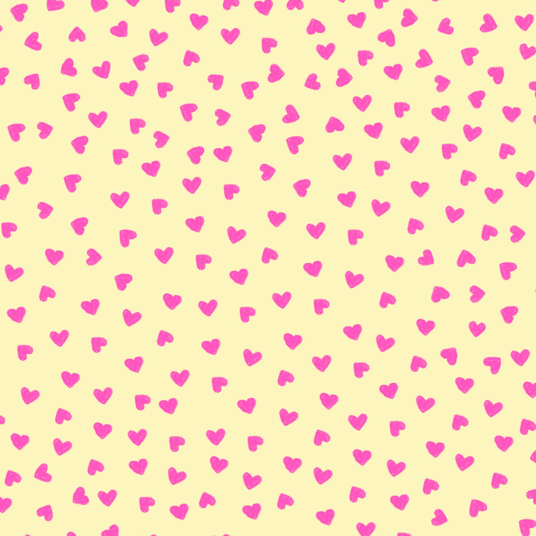 Preorder: Tiny Hearts (Pink on Yellow)