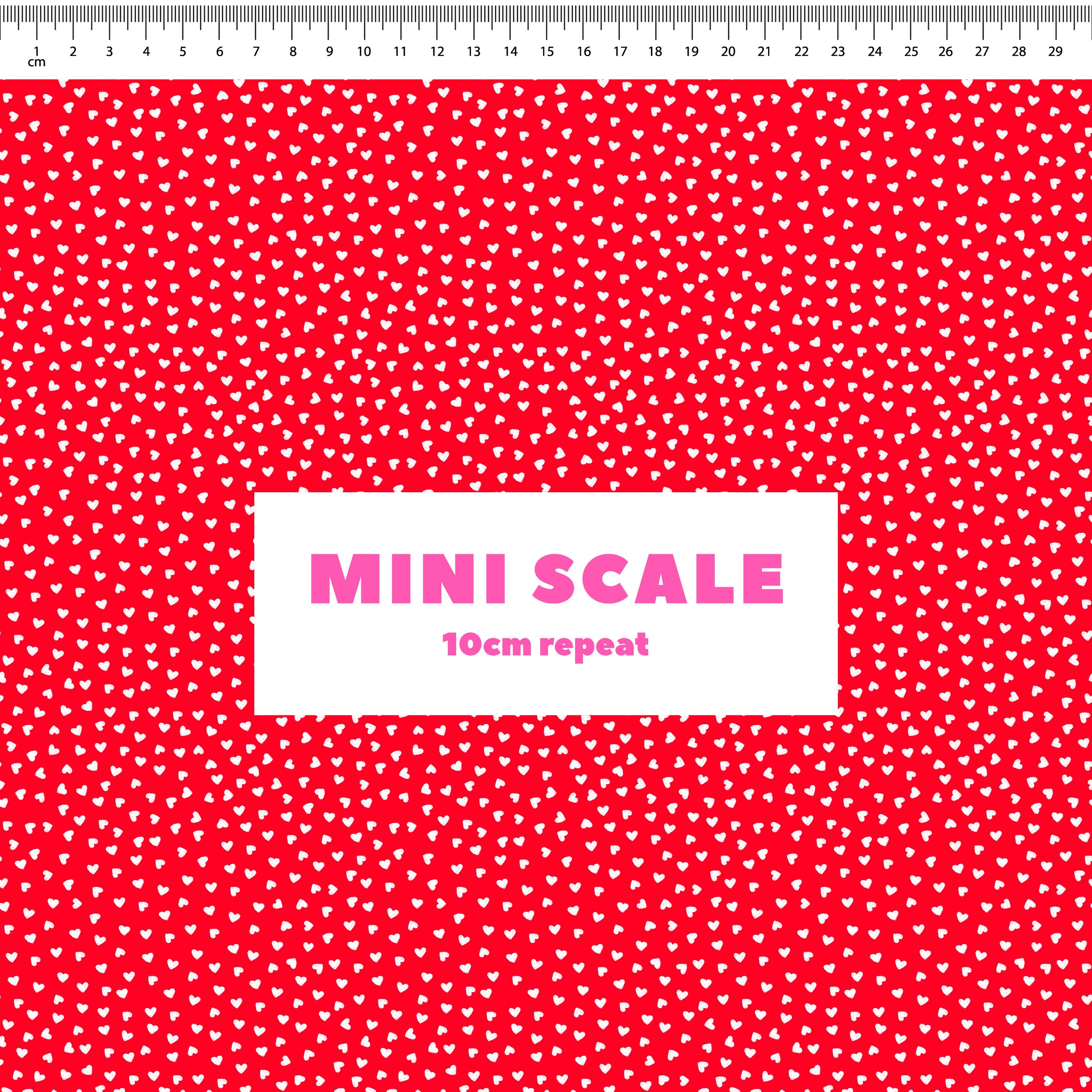 Preorder: Tiny Hearts (White on Red)