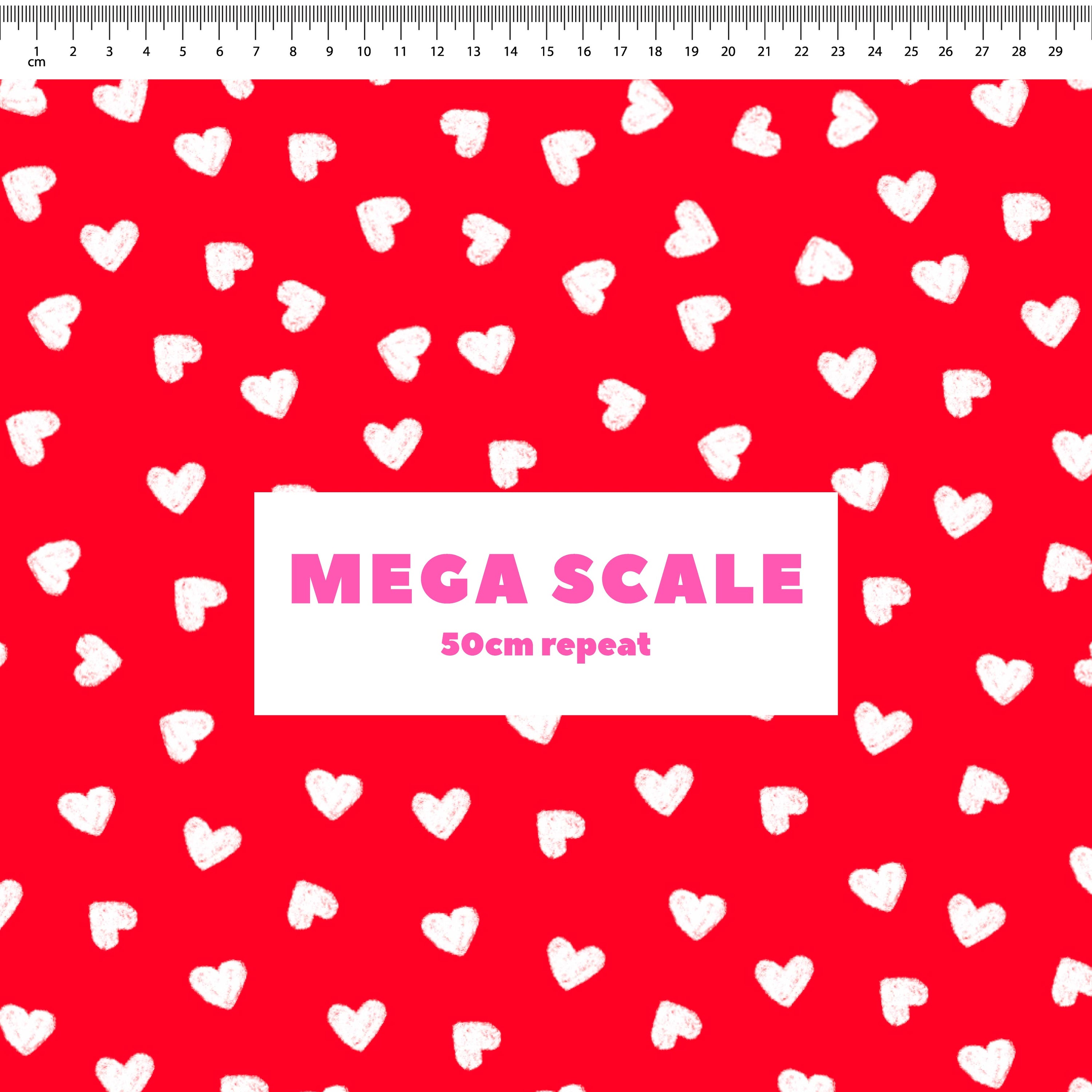 Preorder: Tiny Hearts (White on Red)