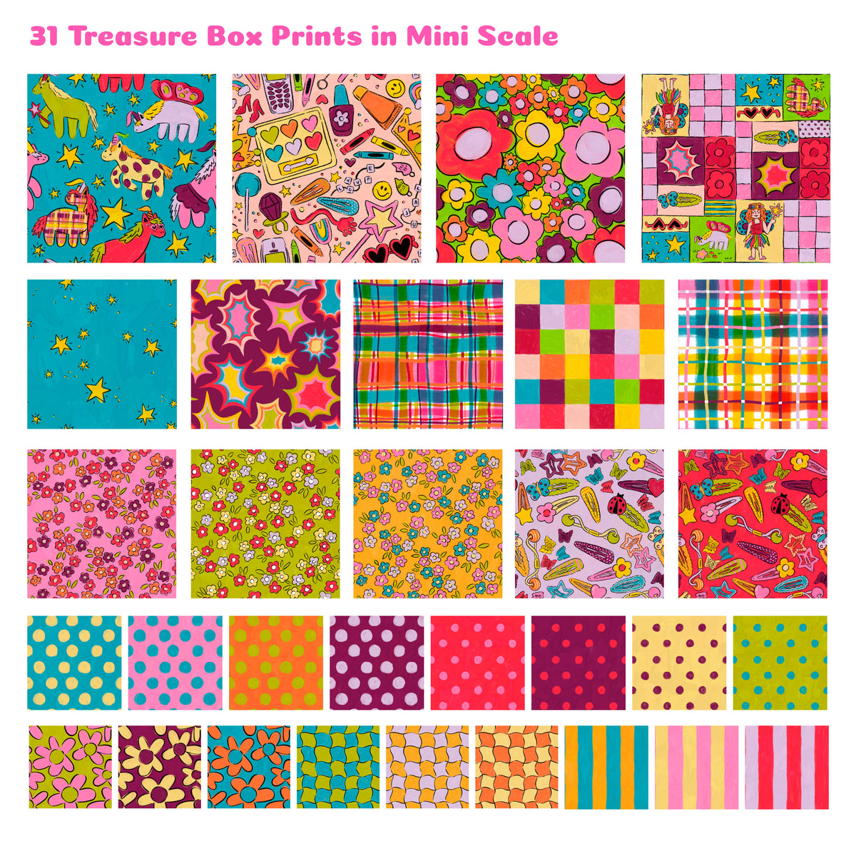 Treasure Box Preorder Fat Quarter Pack by Carly B