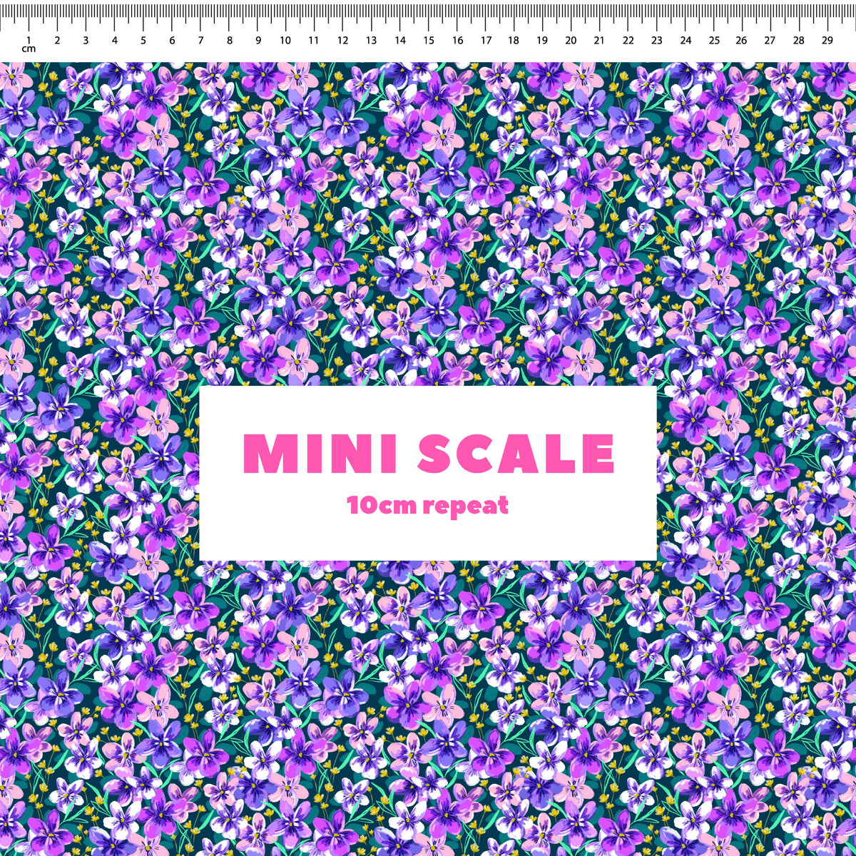 Wild Violets Preorder Fabric by Milly + Mae