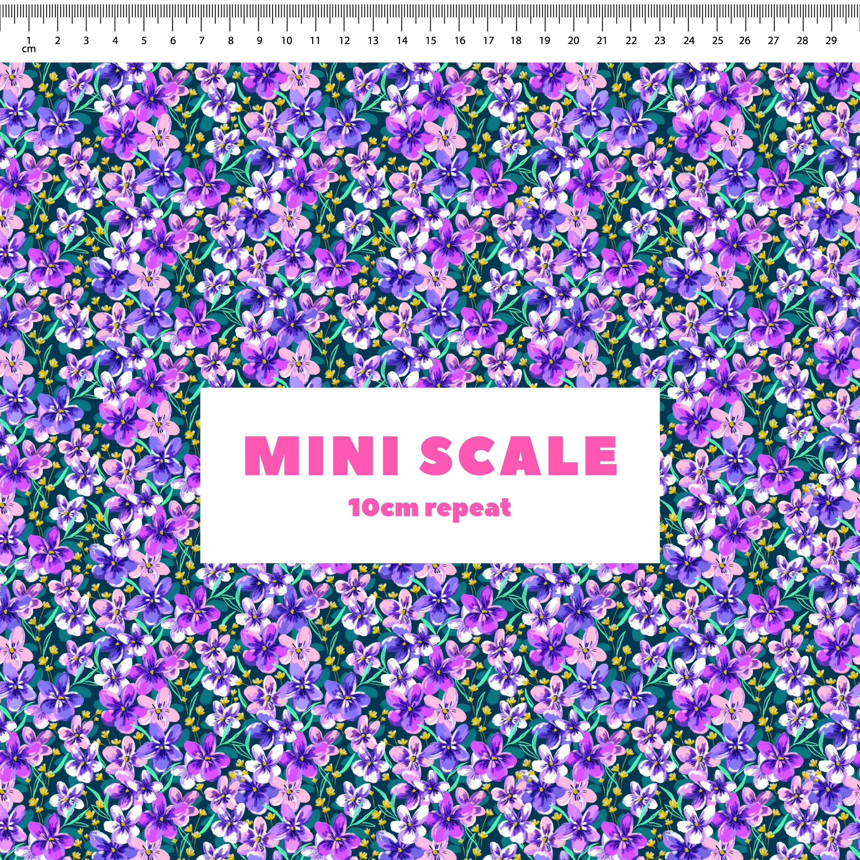 Wild Violets Preorder Fabric by Milly + Mae